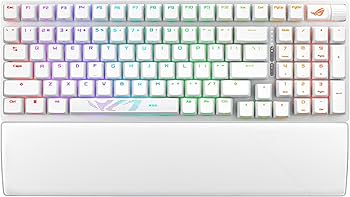 ASUS ノートPC ホワイト 日本語キーボード ASUS エイスース ゲーミングキーボード(白) ［有線・ワイヤレス