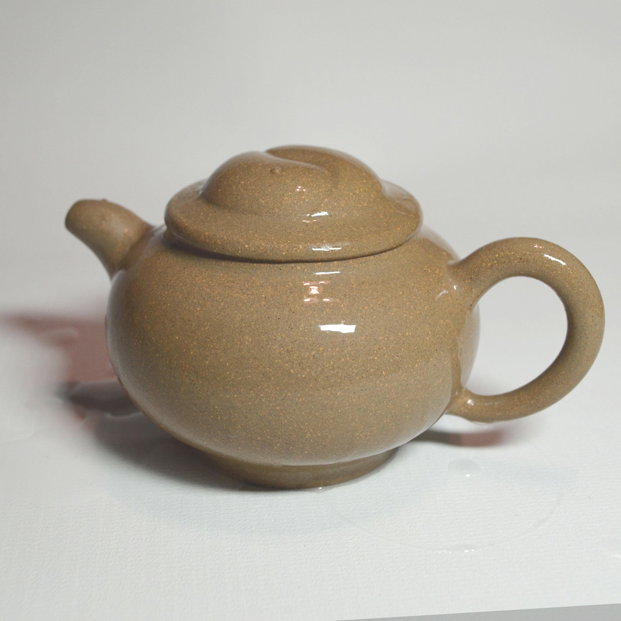 Aricola tetera 5.4Oz amarillo huangduan Zisha té Yin y Yang Tai Chi macetas