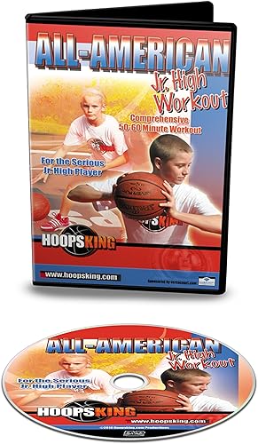 All-American Jr. Video de entrenamiento de baloncesto alto, entrenamiento completo e intenso