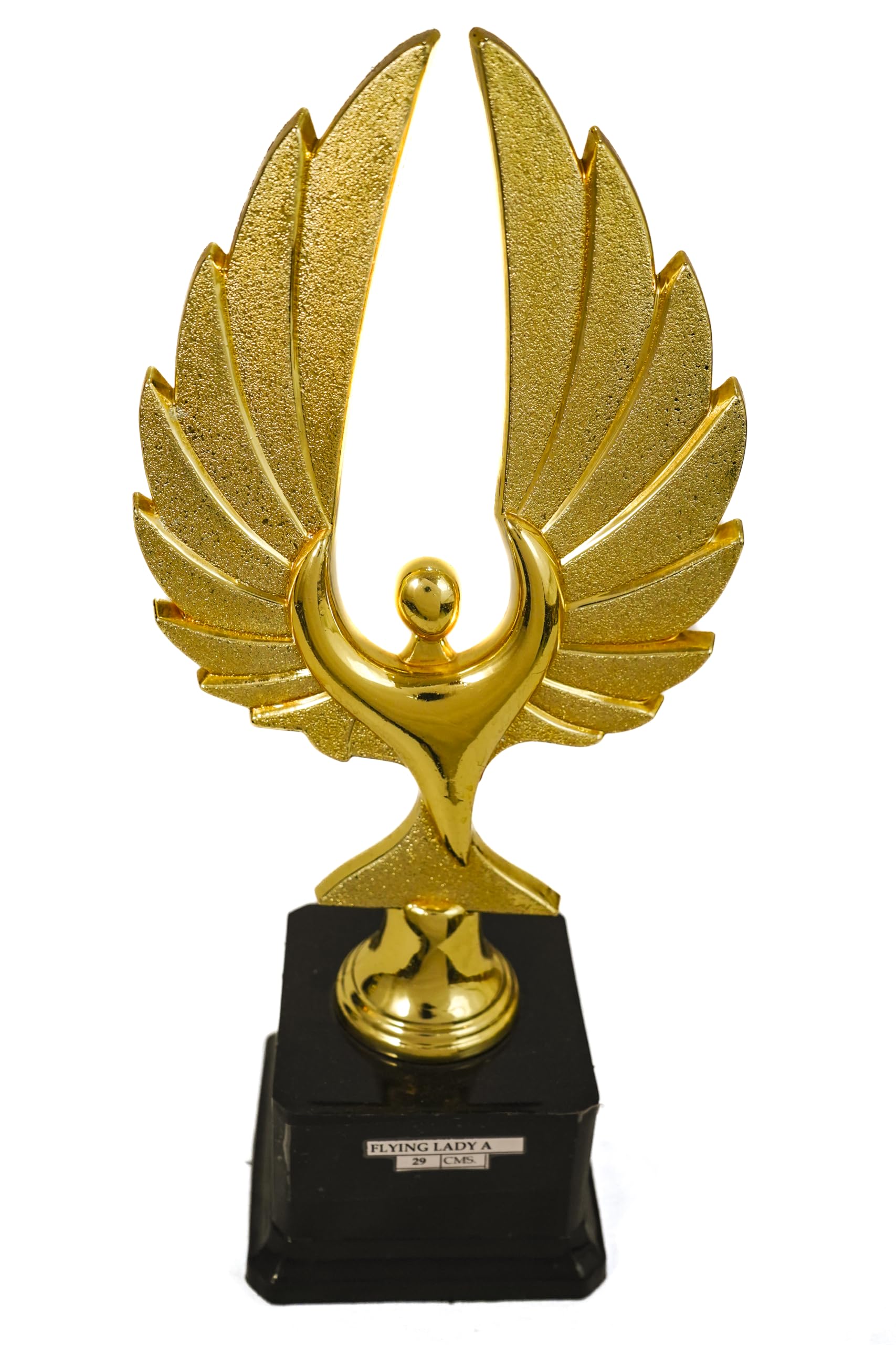 ArtRight Flying Lady Trophy with Fiber Finish- 29cm, Customized Multipurpose Gold Winner Trophy for Events & Ceremonies, Best Events Trophy, Appreciation Gift for Best Women (Size: 29cm x 7cm x 7cm)-image-40