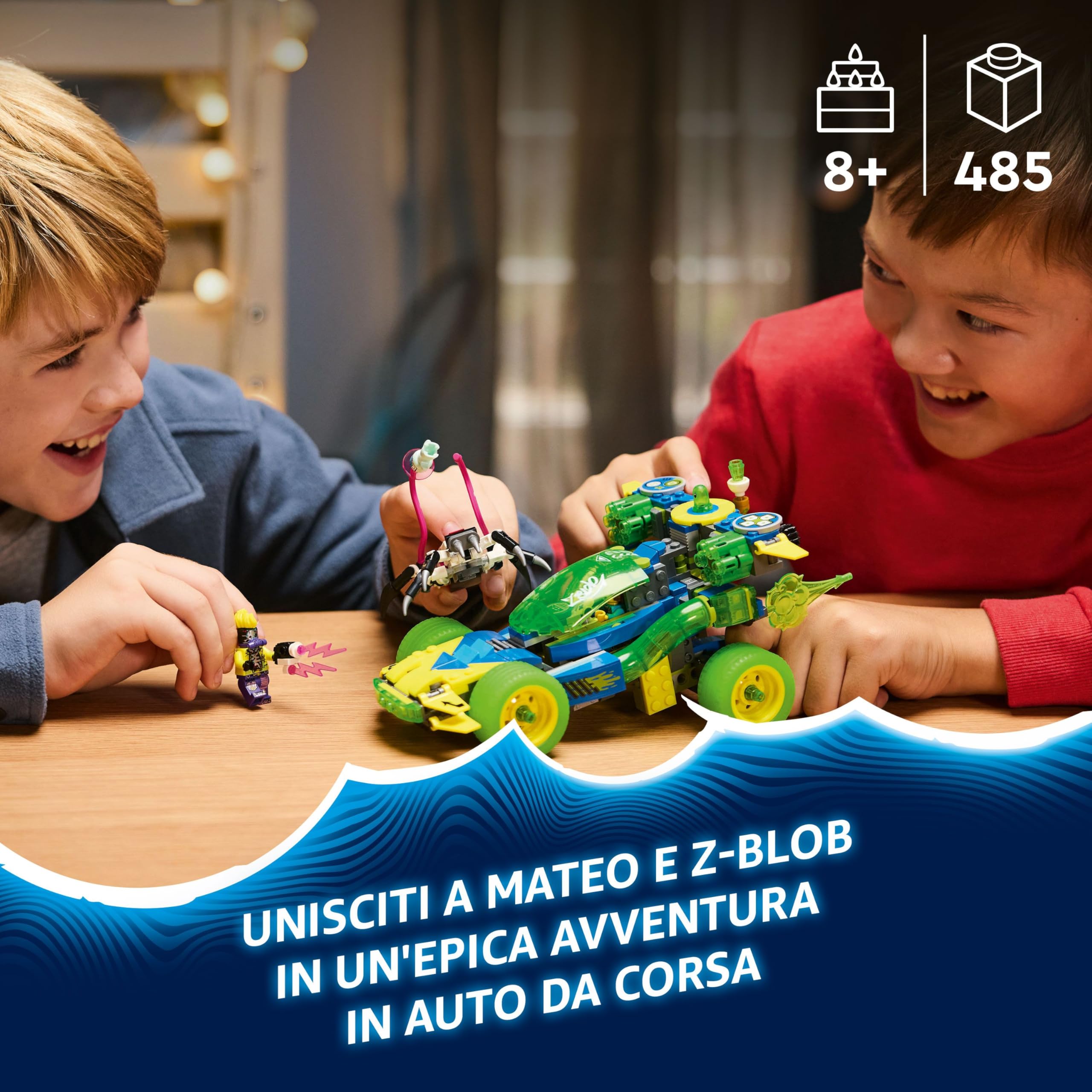 LEGO DREAMZzz Il Fuoristrada da Corsa di Mateo e Z-Blob, Giochi di Ruolo 3 in 1 Trasformabili per Bambini e Bambine da 8 Anni, Veicolo o Macchina Giocattolo o Moto, Idea Regalo di Compleanno 71491