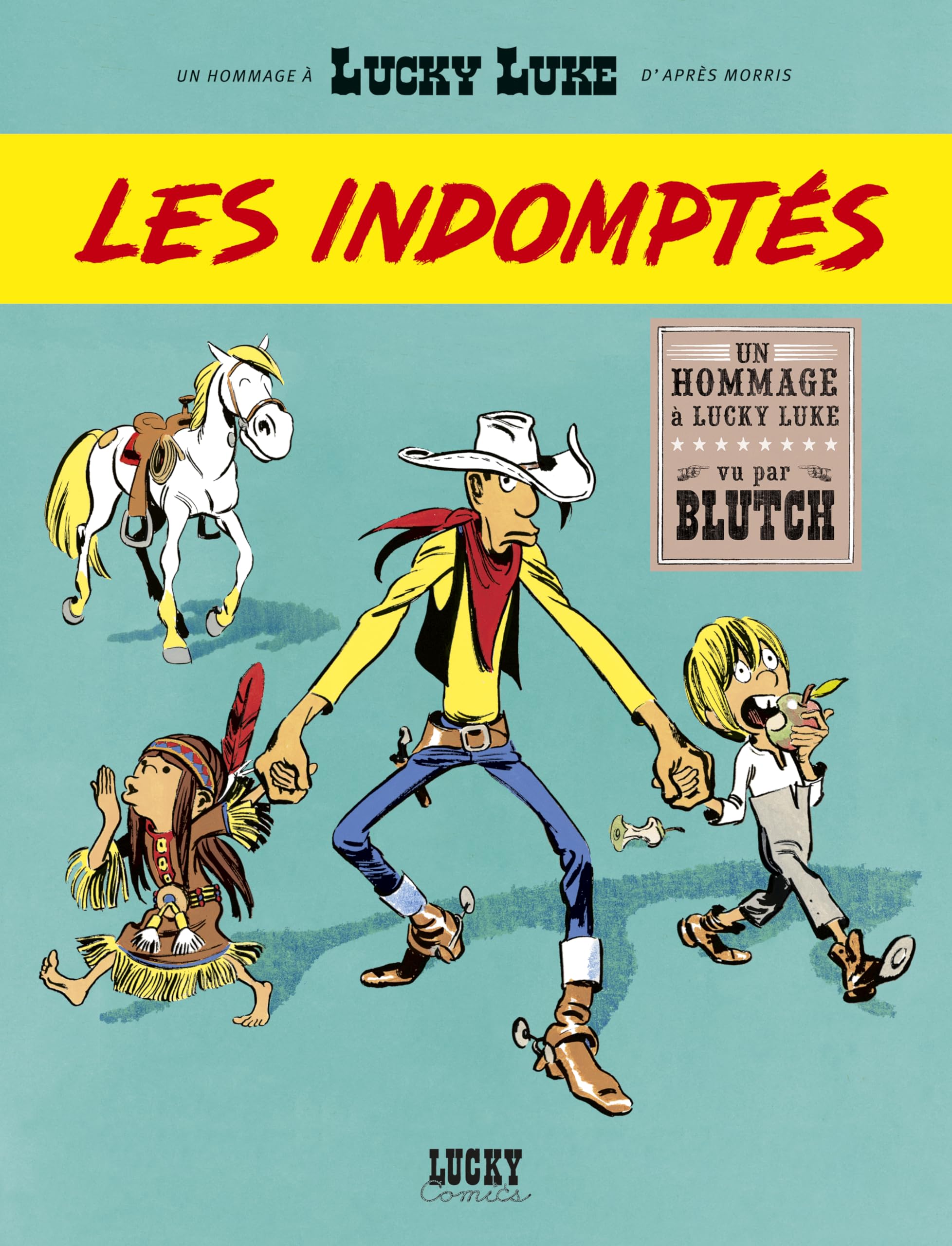 Illustration Originale Lucky Luke, Années 2000, Non Signée, état Correct