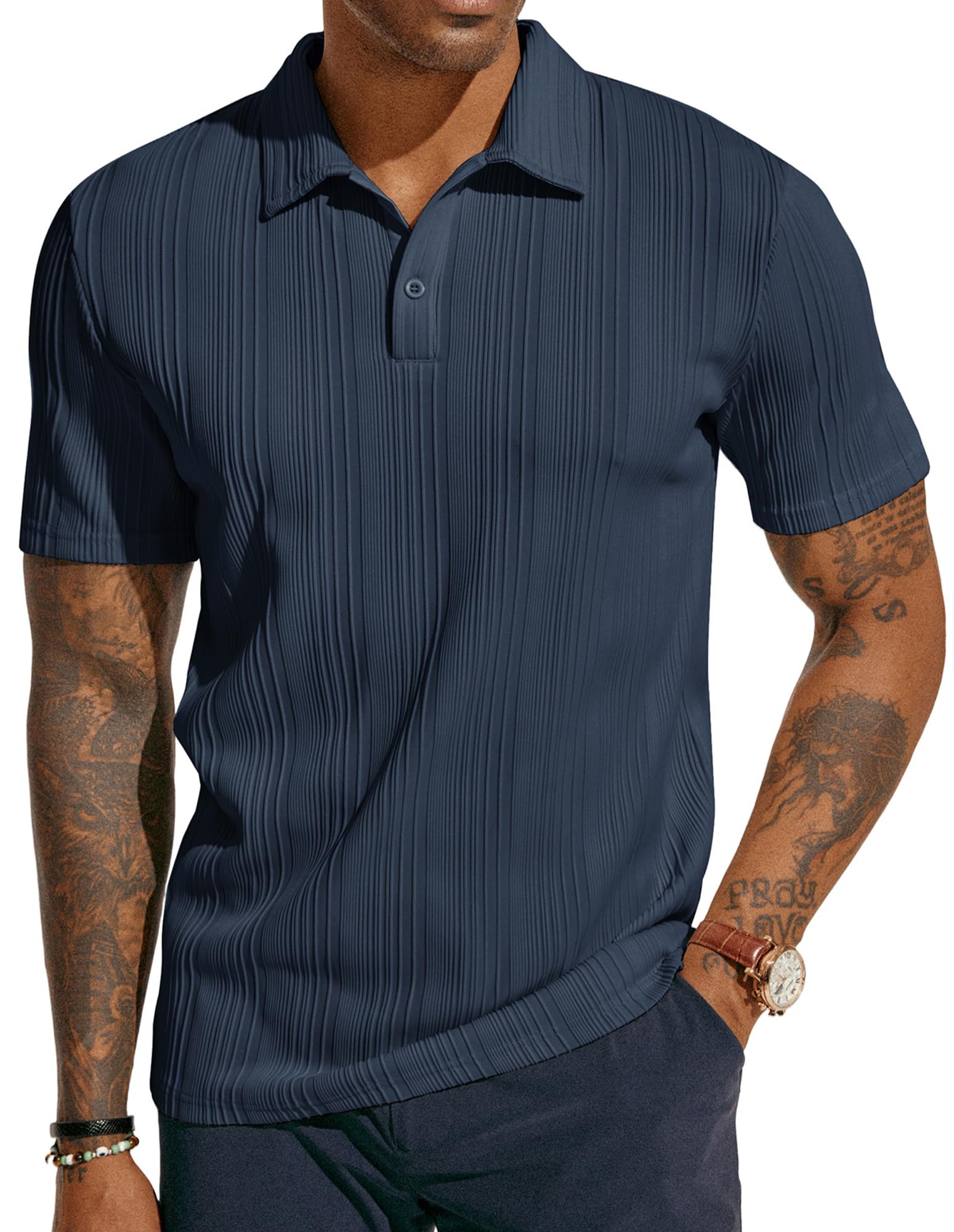 PJ PAUL JONES Poloshirts für Herren Kurzarm Casual T Shirts Polo Shirts