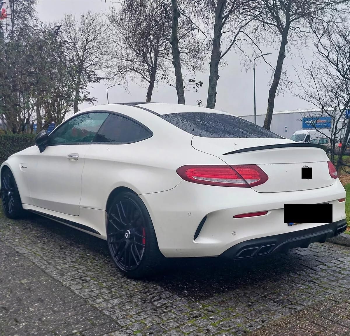 MUTUSAISI Rear Trunk Lip Spoiler Wing Fit for Mercedes Benz C-Class C205 2-Door Coupe C180 C200 C300 C250 C43-AMG C63-AMG 2016-2020 Accessories