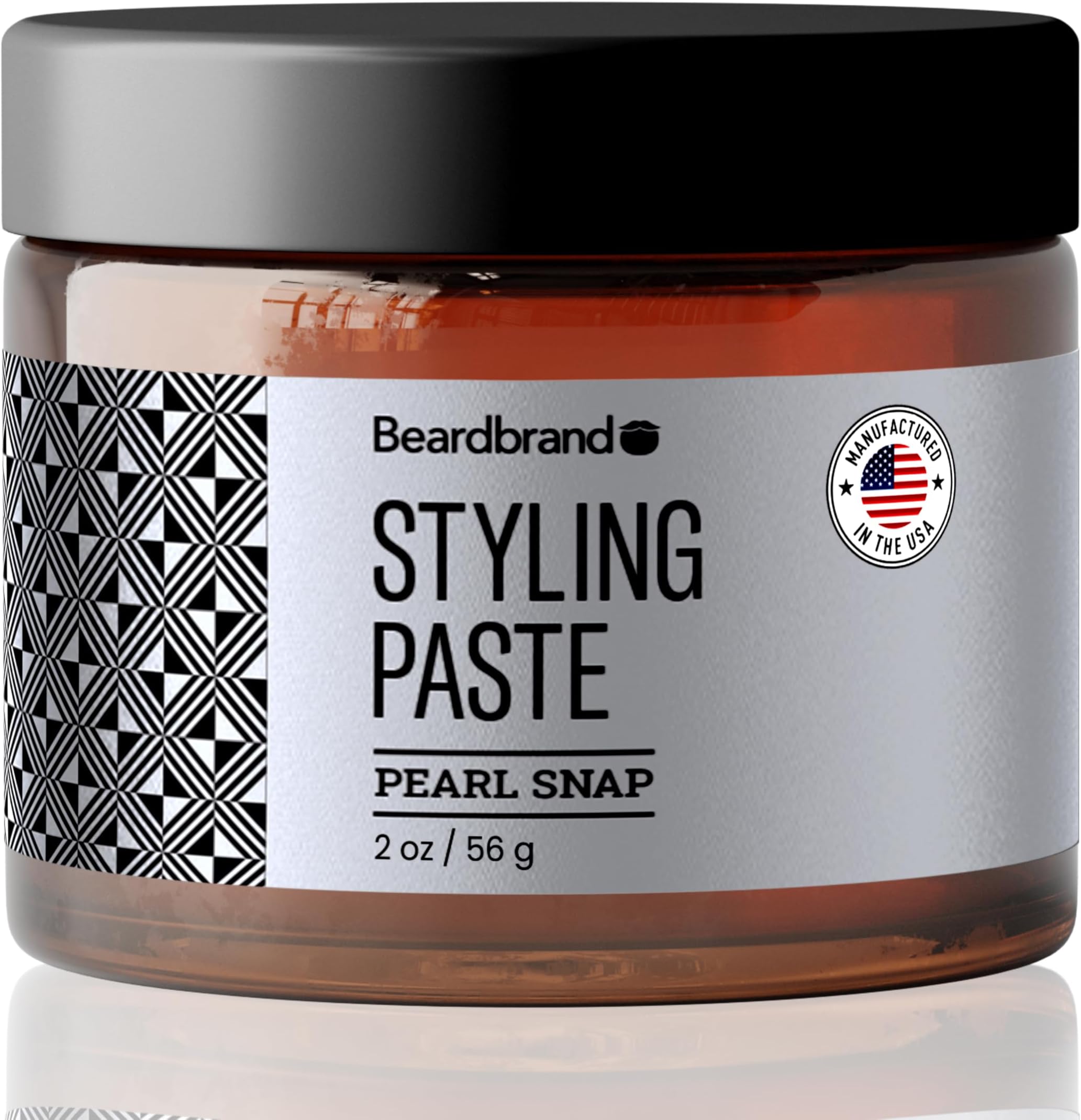 Beard Styling Paste - Medium Hold and Natural Look Hair Paste for Men - Versatile Hair Styling Cream - Teakwood, Rosemary, & Citrus Scent- 56 grams