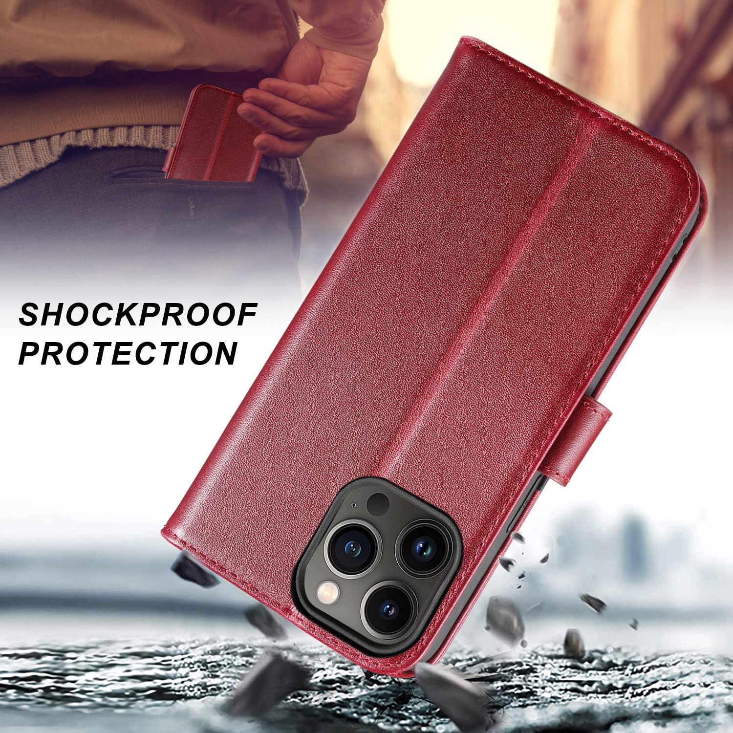YATWIN Cover per iPhone 13 Pro, Custodia in Silicone Morbido con Tagli di Precisione per Fotocamera, Design Ultra Sottile, Protezione 360° con Bordi Rialzati, ‌Viola