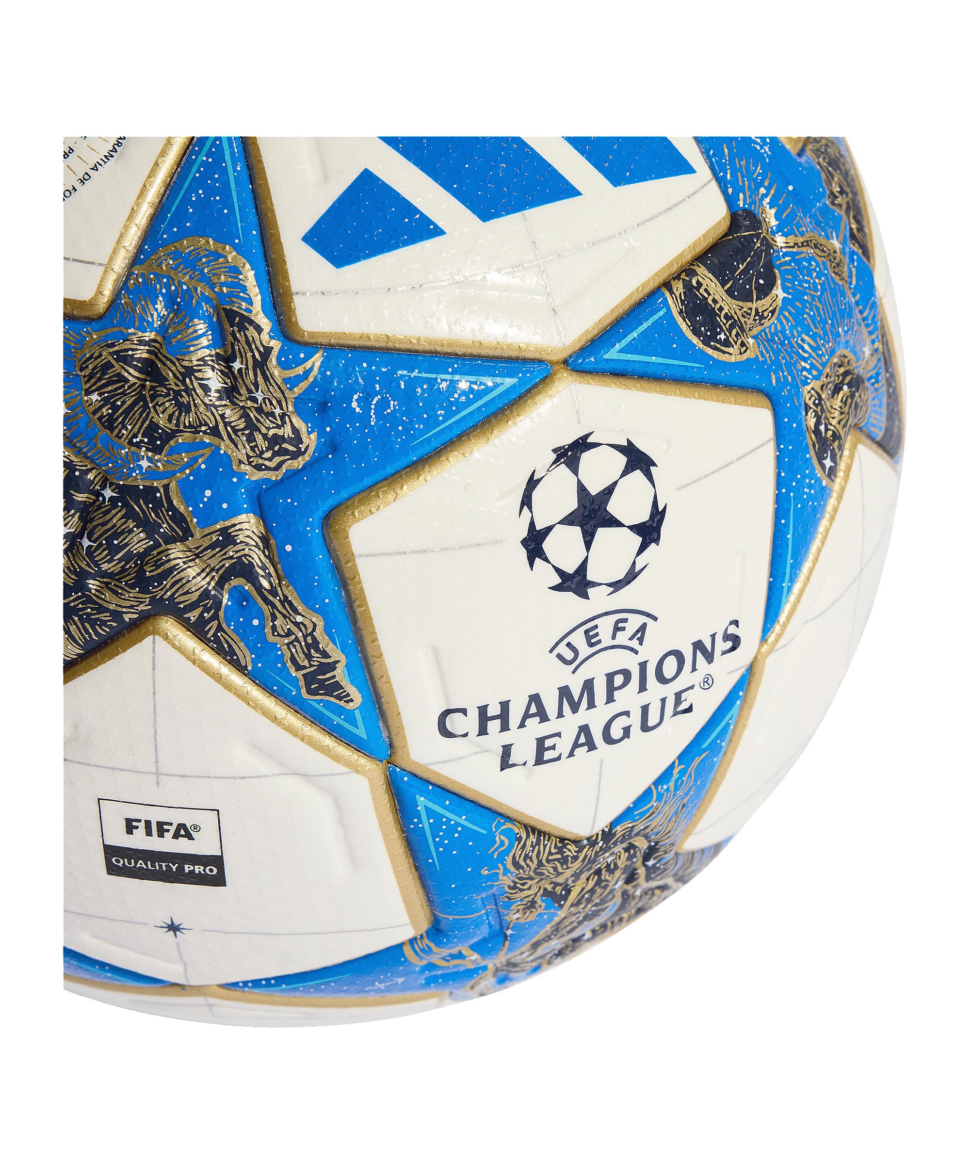 Adidas UEFA Champions League Stage FIFA Quality Pro Ball JD0188, Palloni da calcio unisex, Bianco, 5 EU