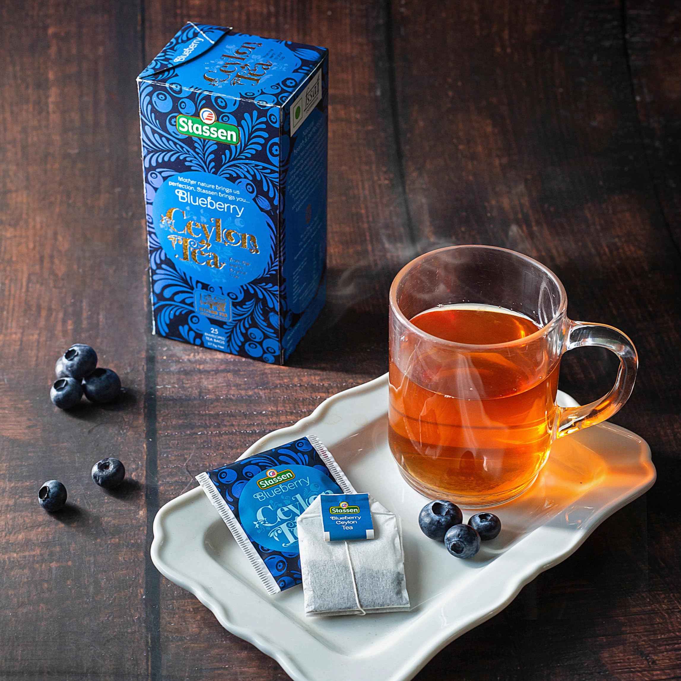 The Infinity Box Imported Pure Sri Lankan Berry Duo Delight Tea Set | Blueberry & Raspberry Infused Tea | Refreshing & Fruity | Enjoy Hot & Iced | 50 Tea Bags - Image 7 thumbnail