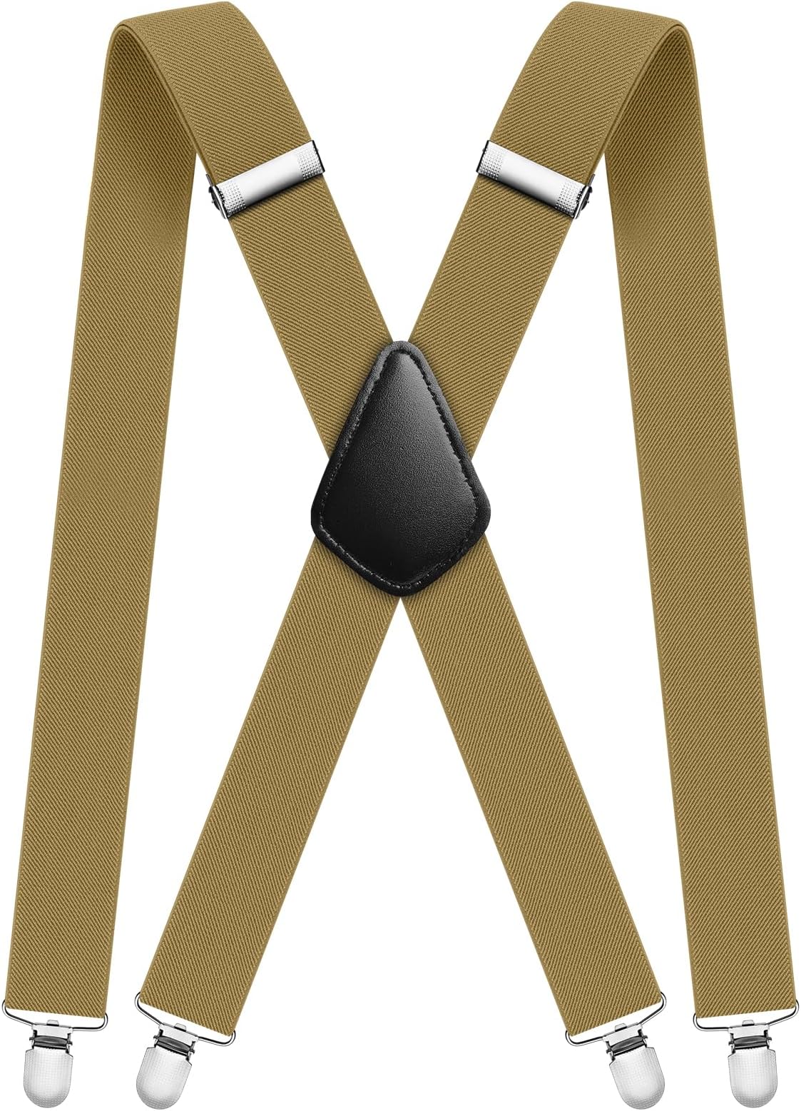 Mens Braces, Mens Suspenders with Strong Metal Clips, 3.5cm Wide Heavy Duty Suspenders for Men Women Business Wedding Casual