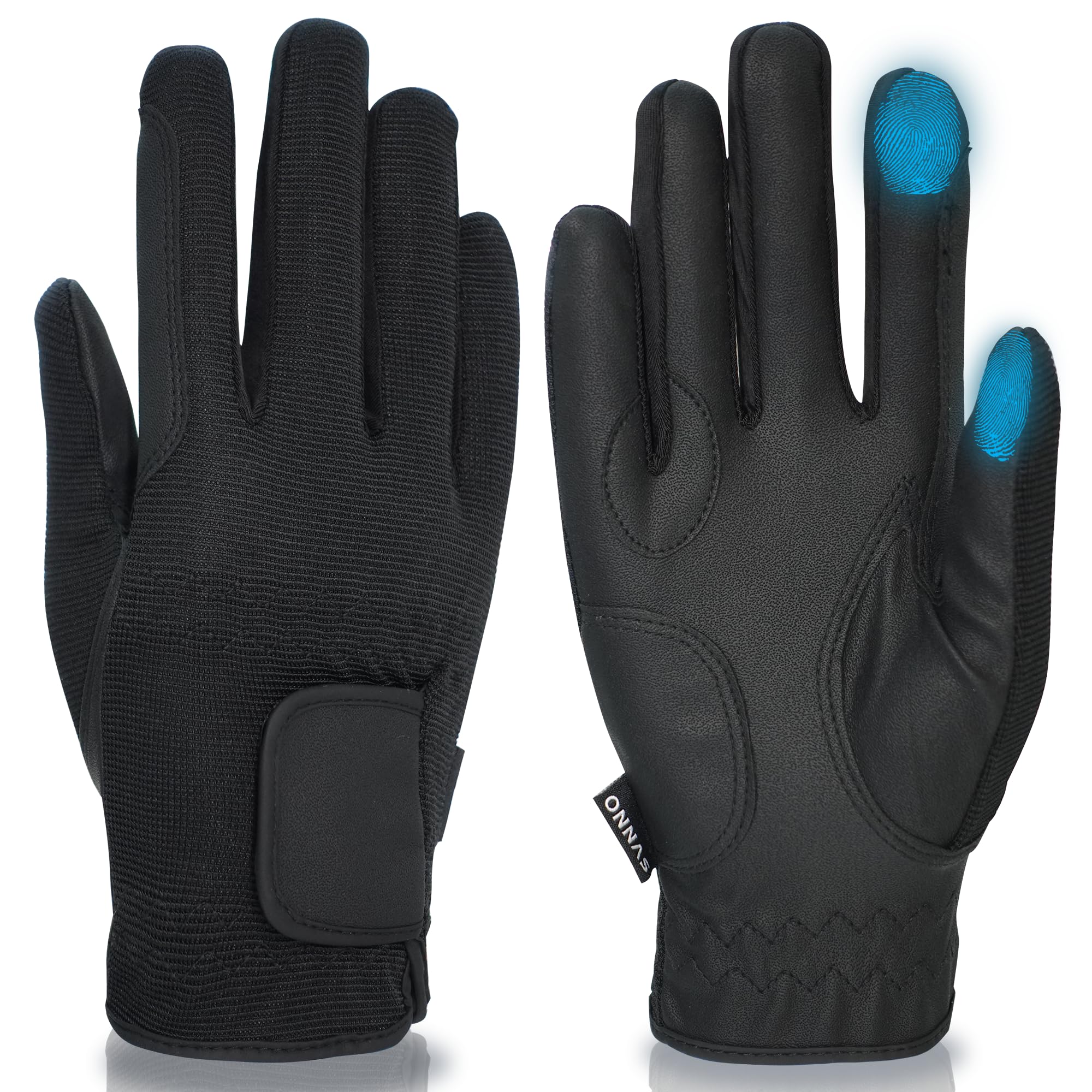 Guantes de equitación de cuero guantes ecuestres antideslizantes mujeres cabra napa a caballo guantes de equitación transpirables guantes de equitación