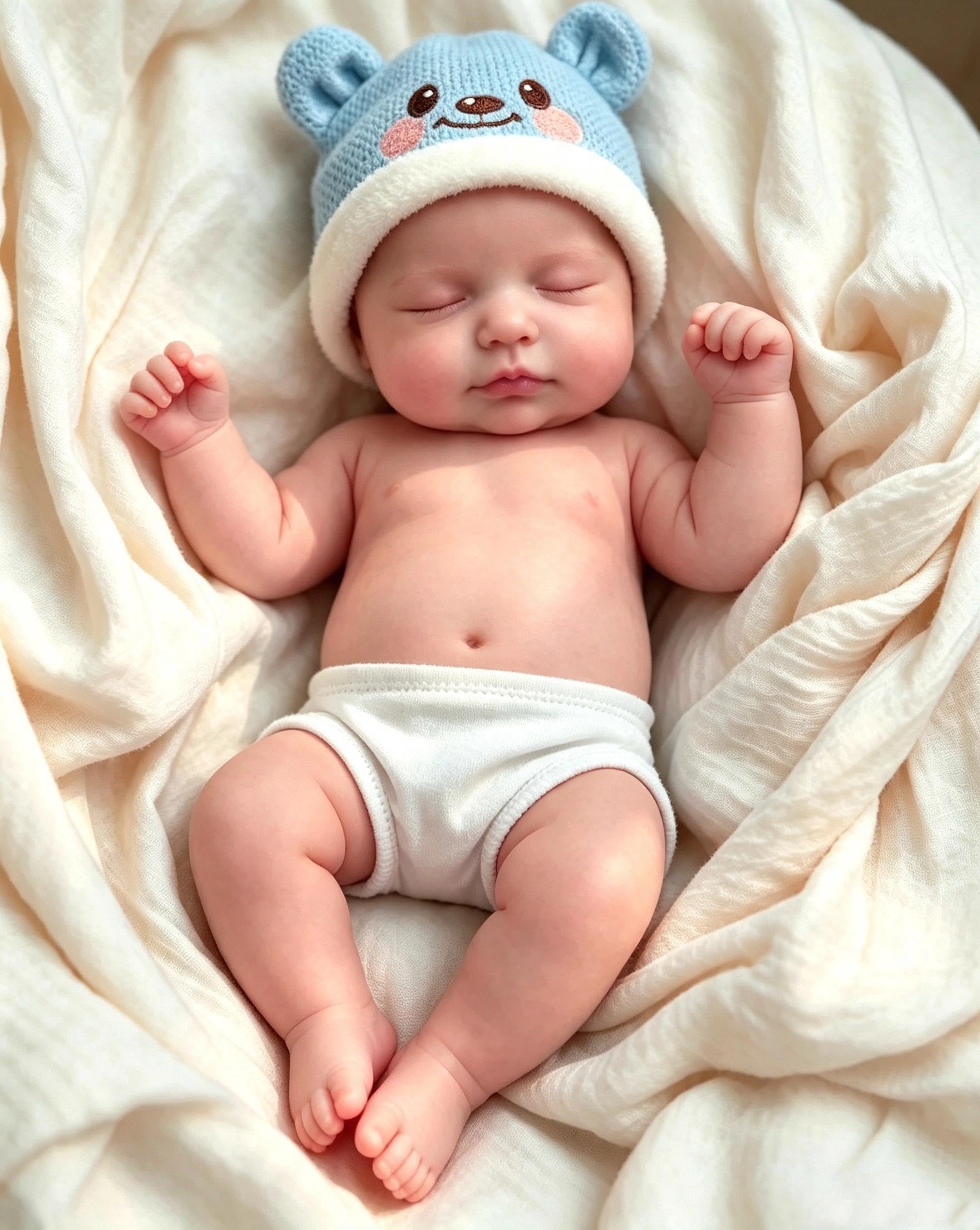 Anano Muñeca Reborn Silicona 30 Cm Bebe De Silicona Bebe Reborn Realista