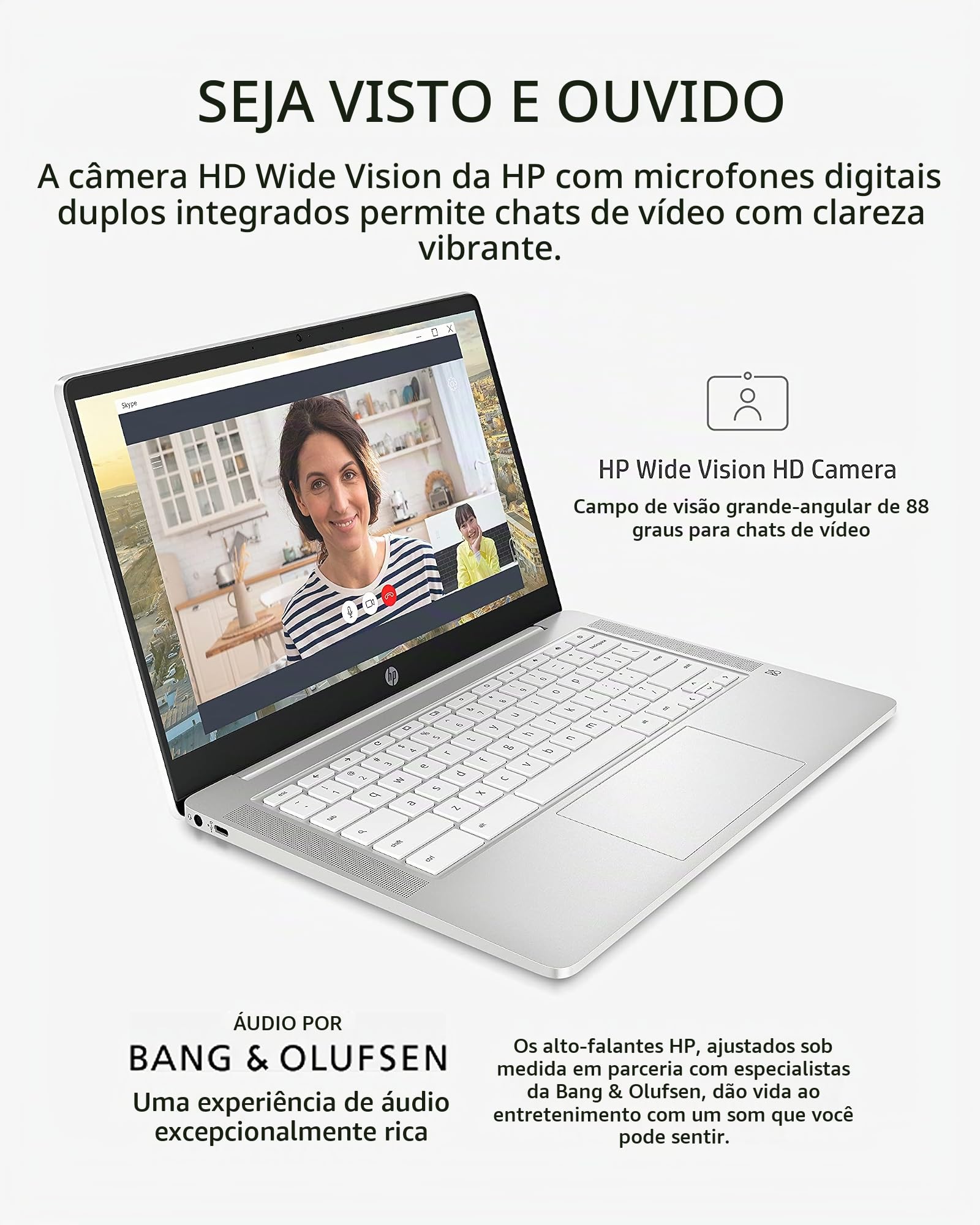 HP Chromebook 14 Portátil, Intel Celeron N4000 Processador, 4 GB