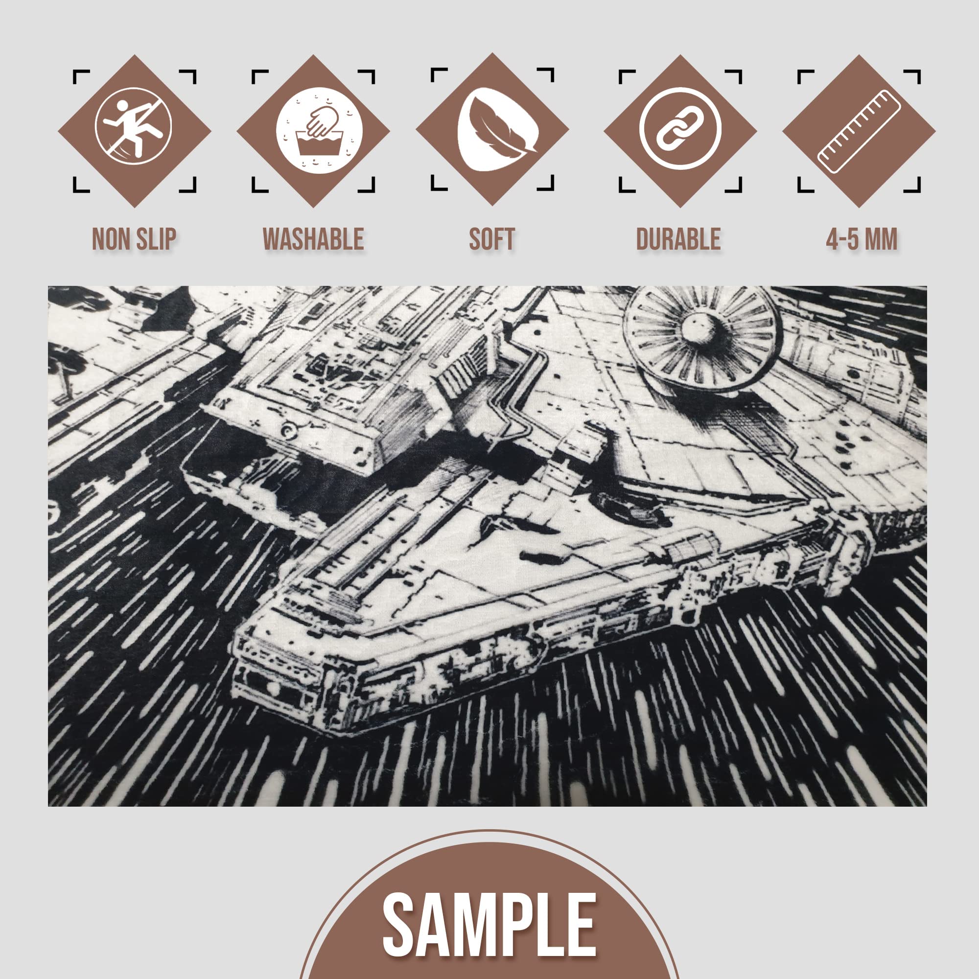 Amazon.com: Starwars Floor Rug, Death Star RECB919.2 (39'x59
