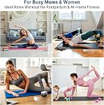 Booty Bands Glute Bands Set, Non-Slip Wider Thicker Fabric Resistance Bands, 3 Resistance Levels for Legs & Glutes Training, Home Workout for Women, Postpartum & Yoga Pilates