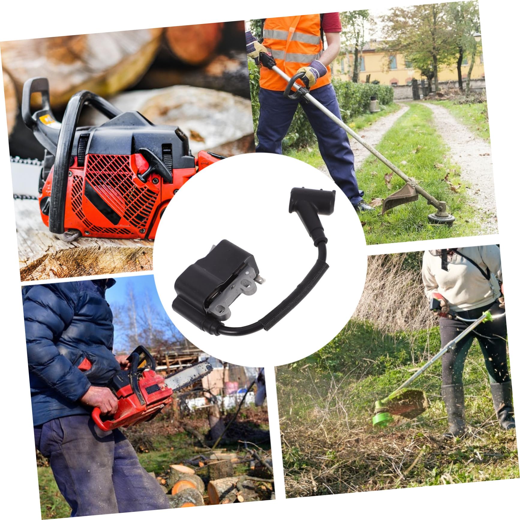 Hemobllo Bobina De Encendido Para Cortacésped Accesorios De Reemplazo Para Cortacésped Instalación Fácil De Repuesto Uso Jardín y Mantenimiento De Césped