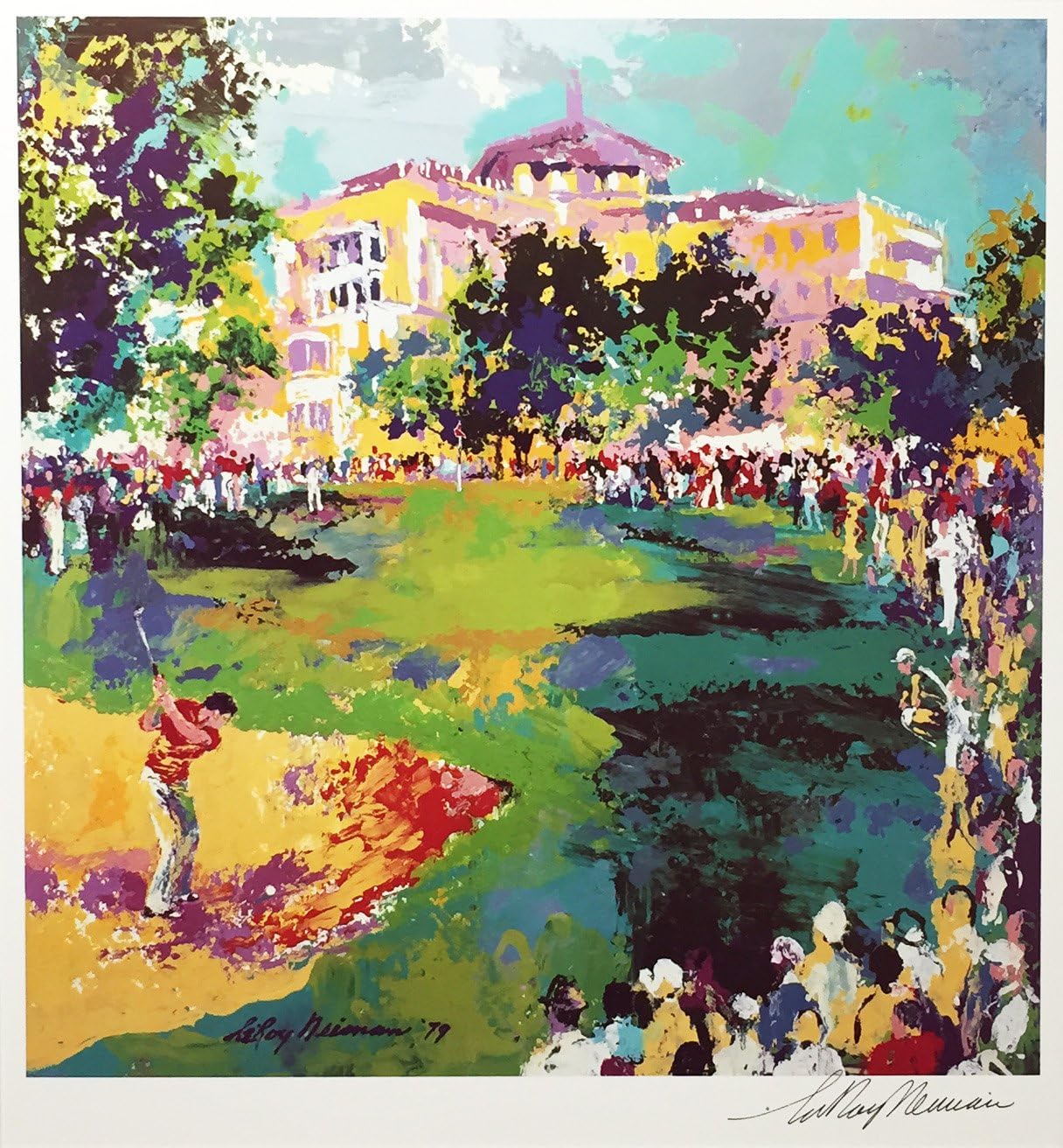 LEROY NEIMAN "Westchester Golf Classic Hand Signed Lithograph