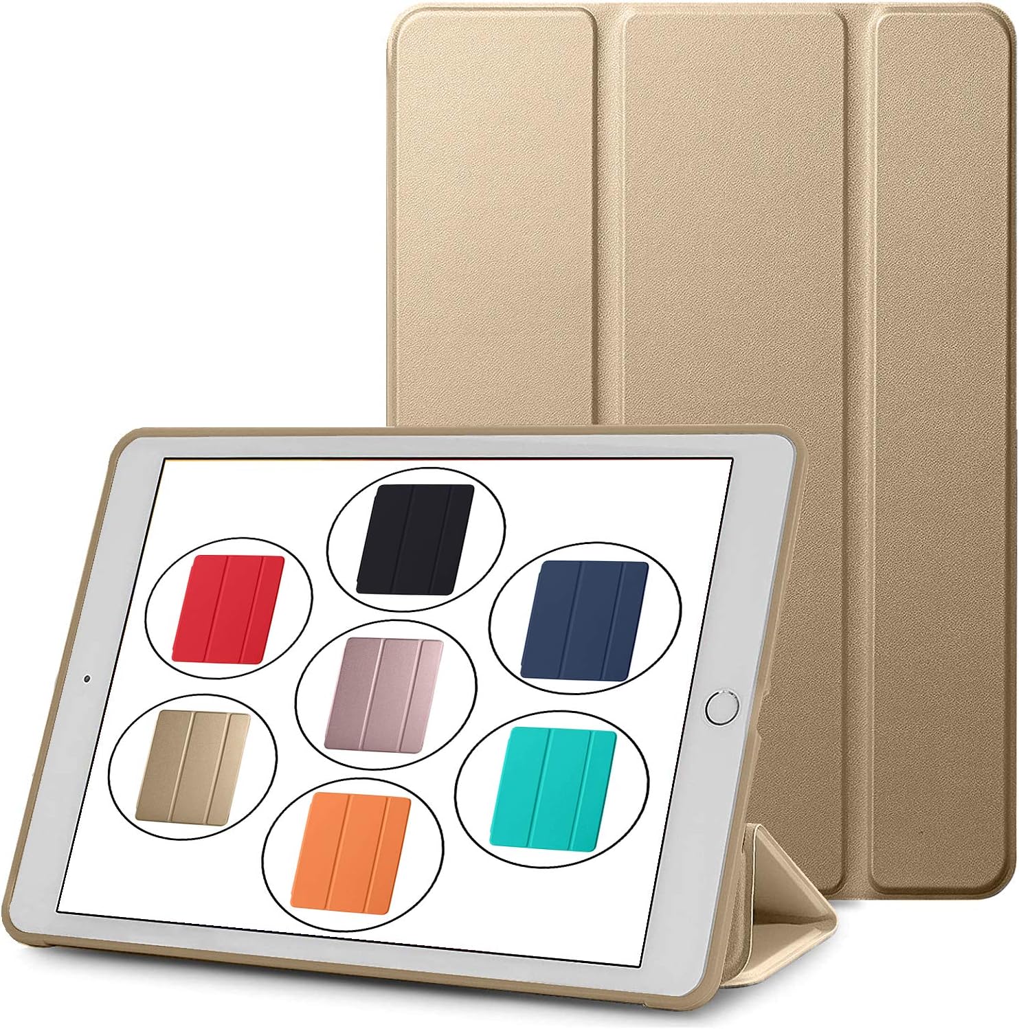 DuraSafe Cases for iPad Air 4th 5th 6th Gen 2020 2022 2024 Air 11 A2588 A2589 A2591 A2316 MM9E3LL/A MM9D3LL/A MME23LL/A MM9C3LL/A MM9F3LL/A MYFQ2LL/A MYFM2LL/A MYFR2LL/A MYFP2LL/A MM9N3LL/A - Gold