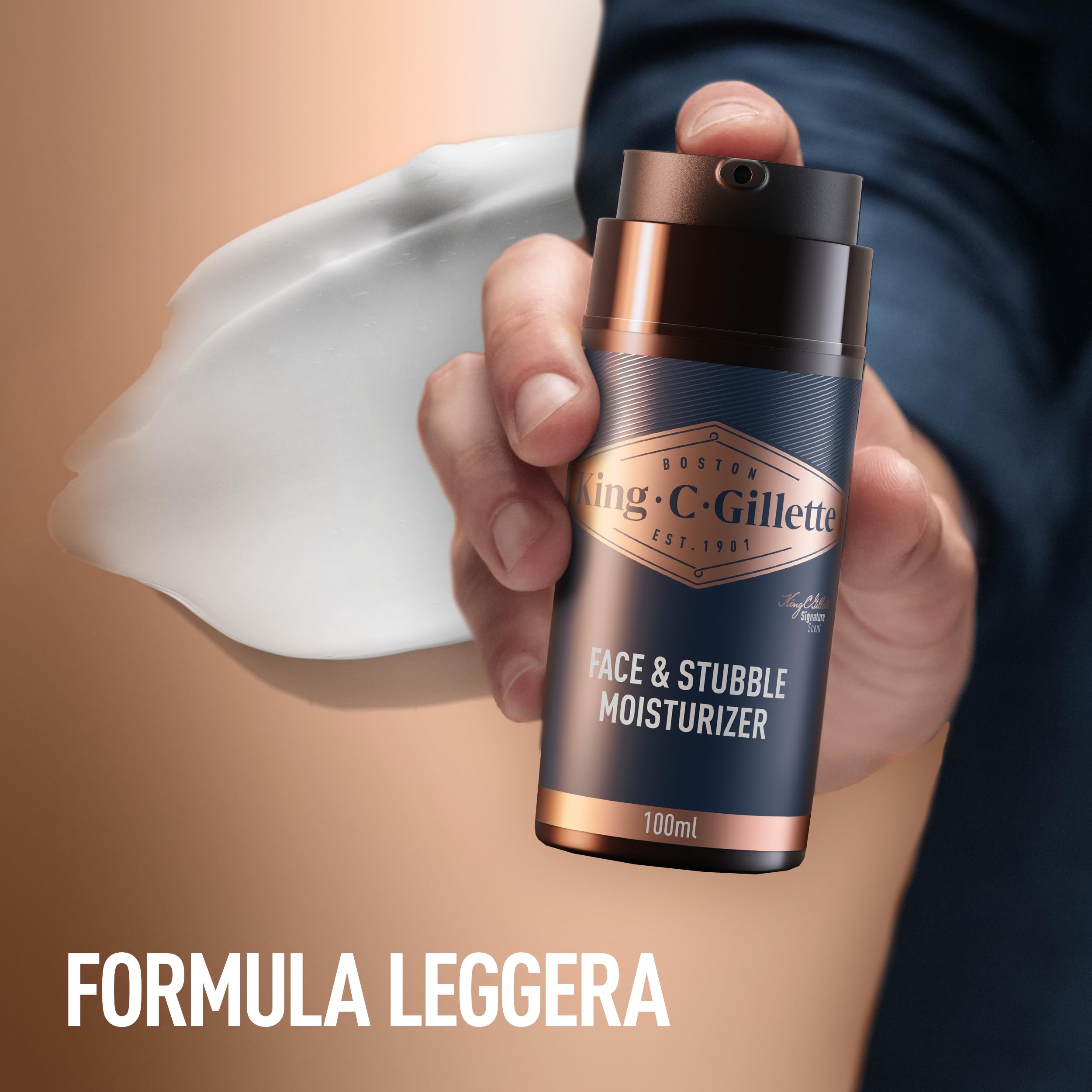 King C. Gillette Style Master KIT REGOLABARBA UOMO e CREMA IDRATANTE VISO E BARBA, Ideale per la Cura della Barba, Confezione IDEA REGALO, Set Barba Uomo PROFESSIONALE