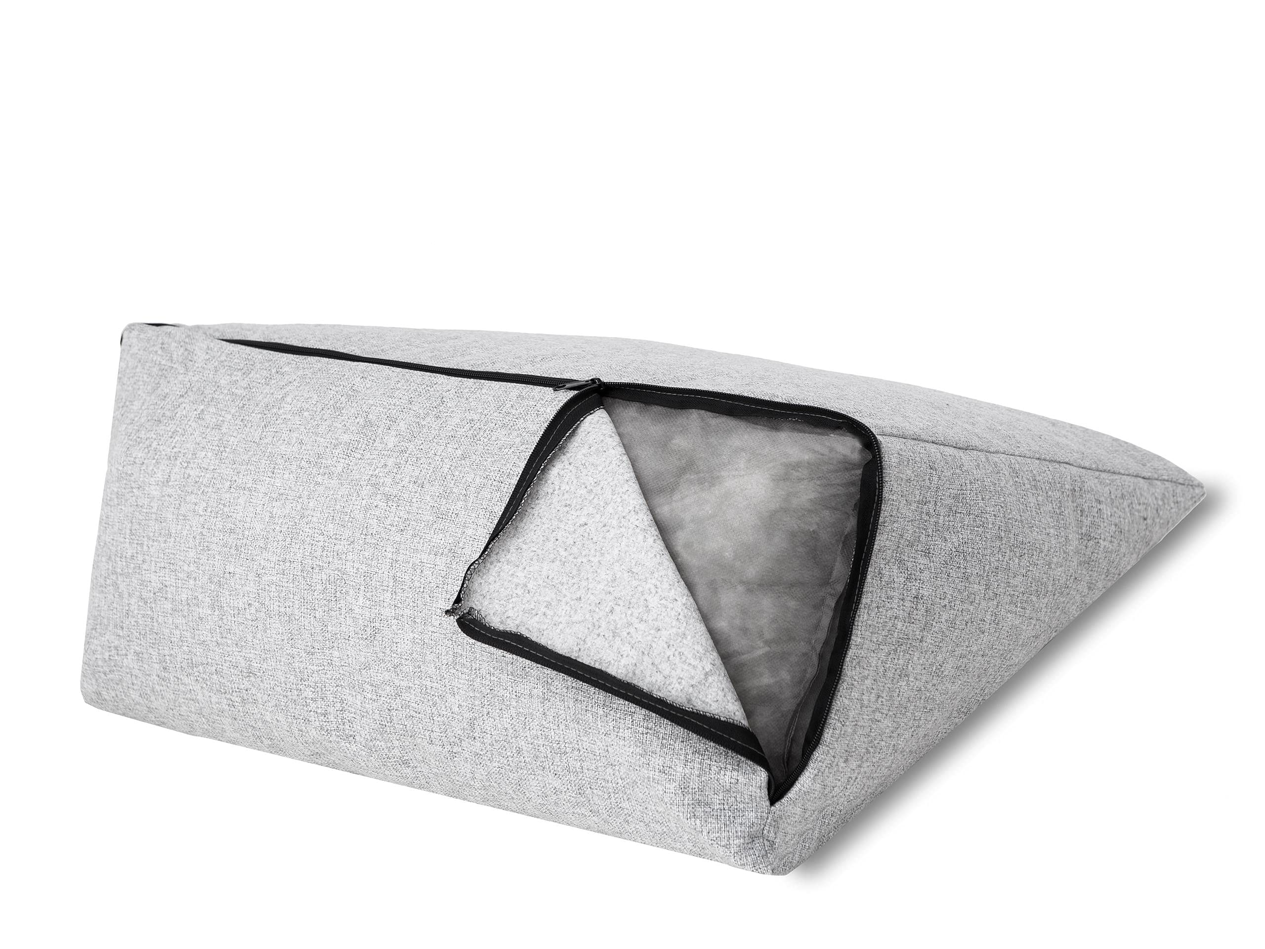 Cojín de posicionamiento corporal, cojín de descanso, cojín de piernas, cojín de espalda, almohada, cojín ortopédico, 45 x 55 x 27 cm