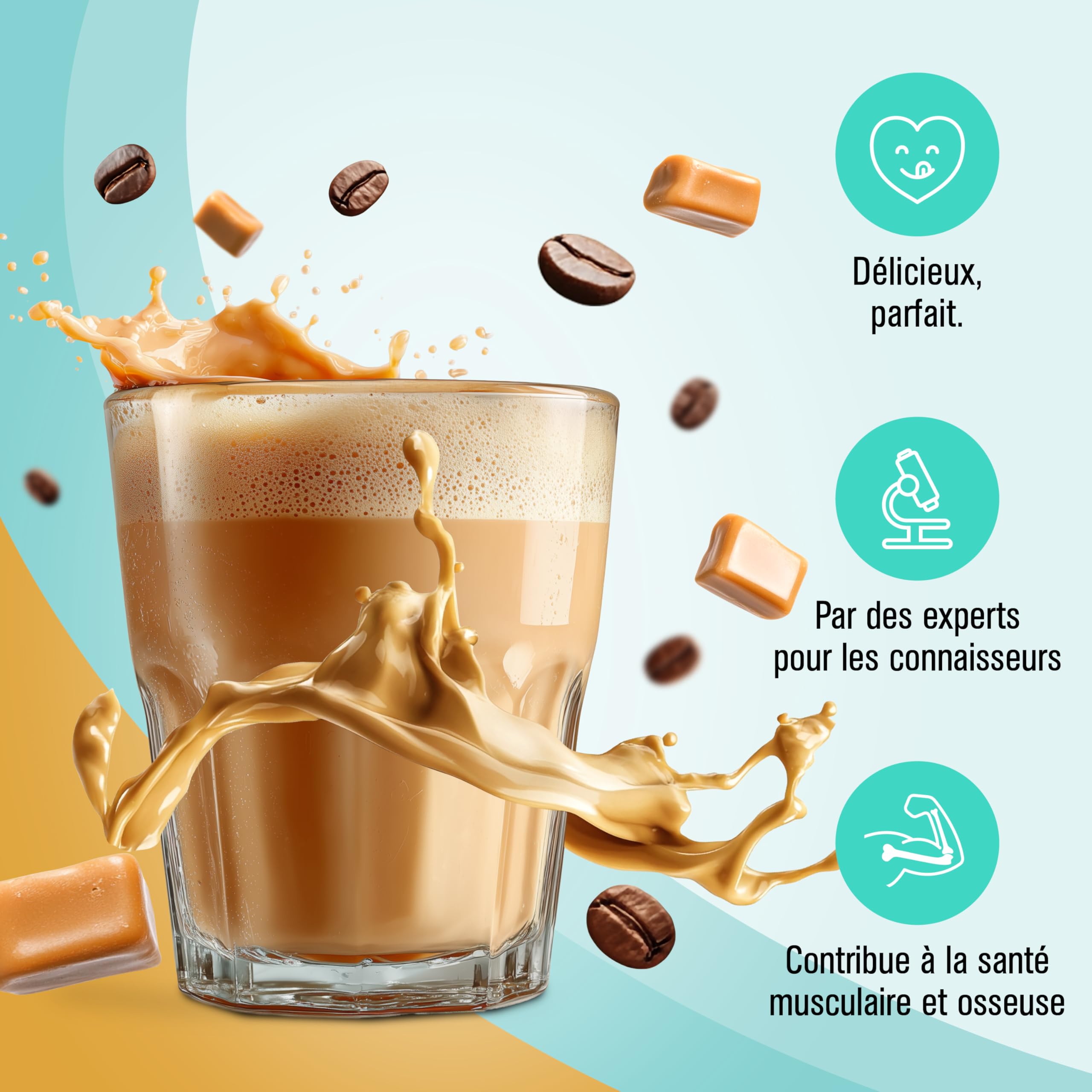 Boisson protéinée - Chiefs Milkshake Macchiato - Sans sucre ajouté et sans lactose - Riche en protéines avec 25 g de protéine - Bouteilles de 8 x 330 ml - Délicieux goût crémeux
