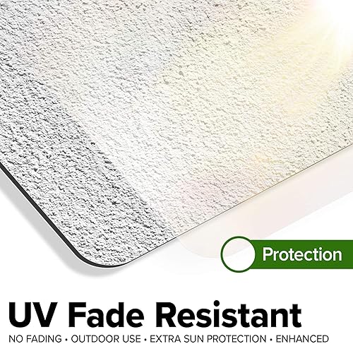 Miniatura 1127 de My Sign Center - Letrero personalizado, 11 colores de fuente, 13 estilos de fuente, 4 opciones de agujero, 22 tamaños, 8 x 32 pulgadas, sin óxido,