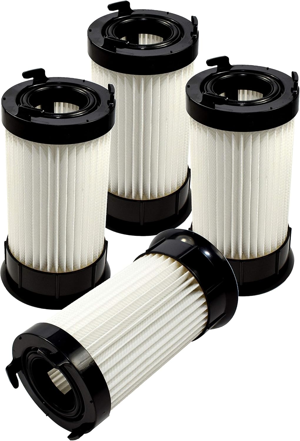 HQRP Filter 4-Pack compatible with Eureka Lightspeed 100 300 4709AZ, PowerPlus 4704IDE, LightForce 300, PetPal 4716AVZ, HP5555 Series Bagless Dust Cup Vacuum Cleaner 4701AZ 4702A 4703A 4703B