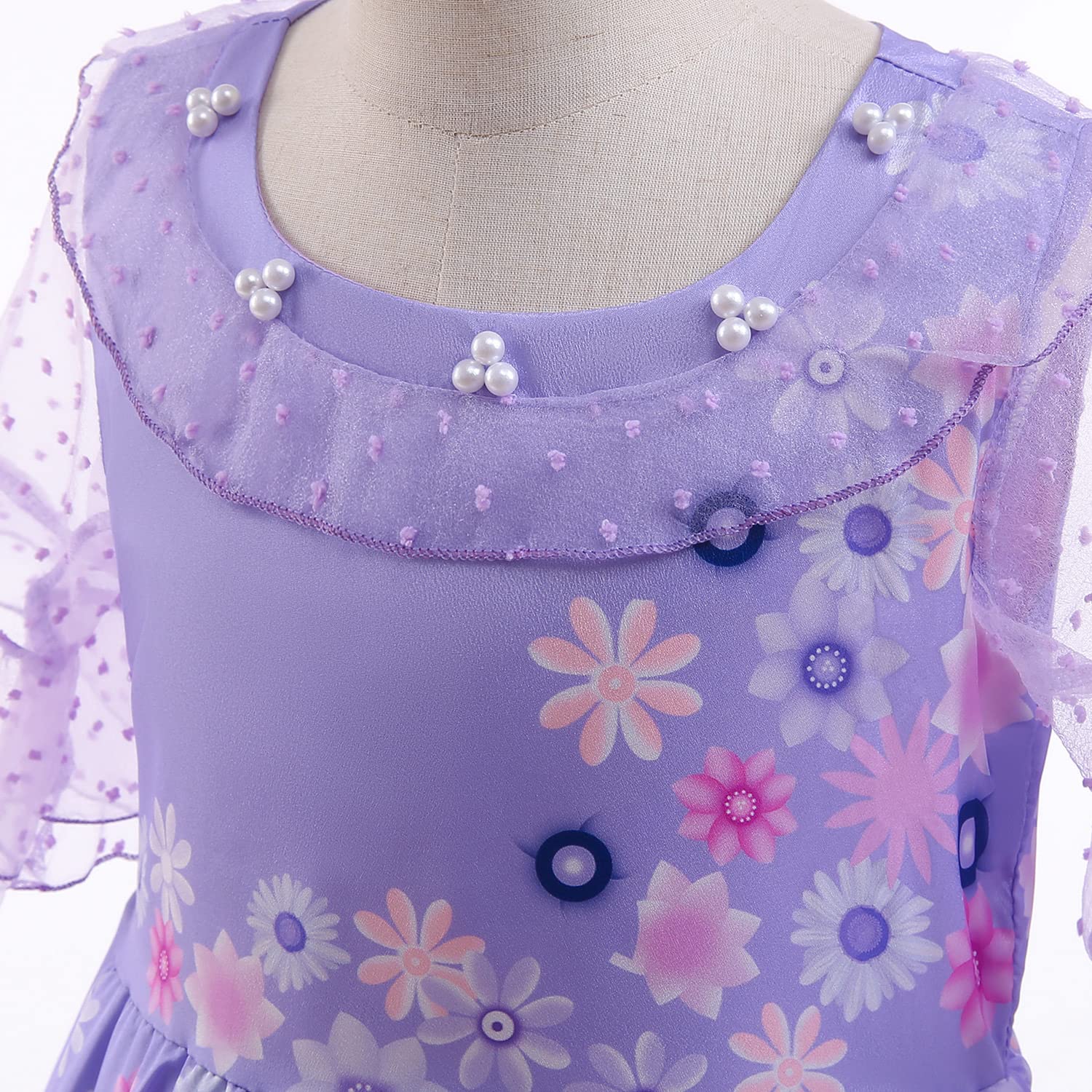 Sincere Party Costume da principessa per ragazze Deluxe con accessori