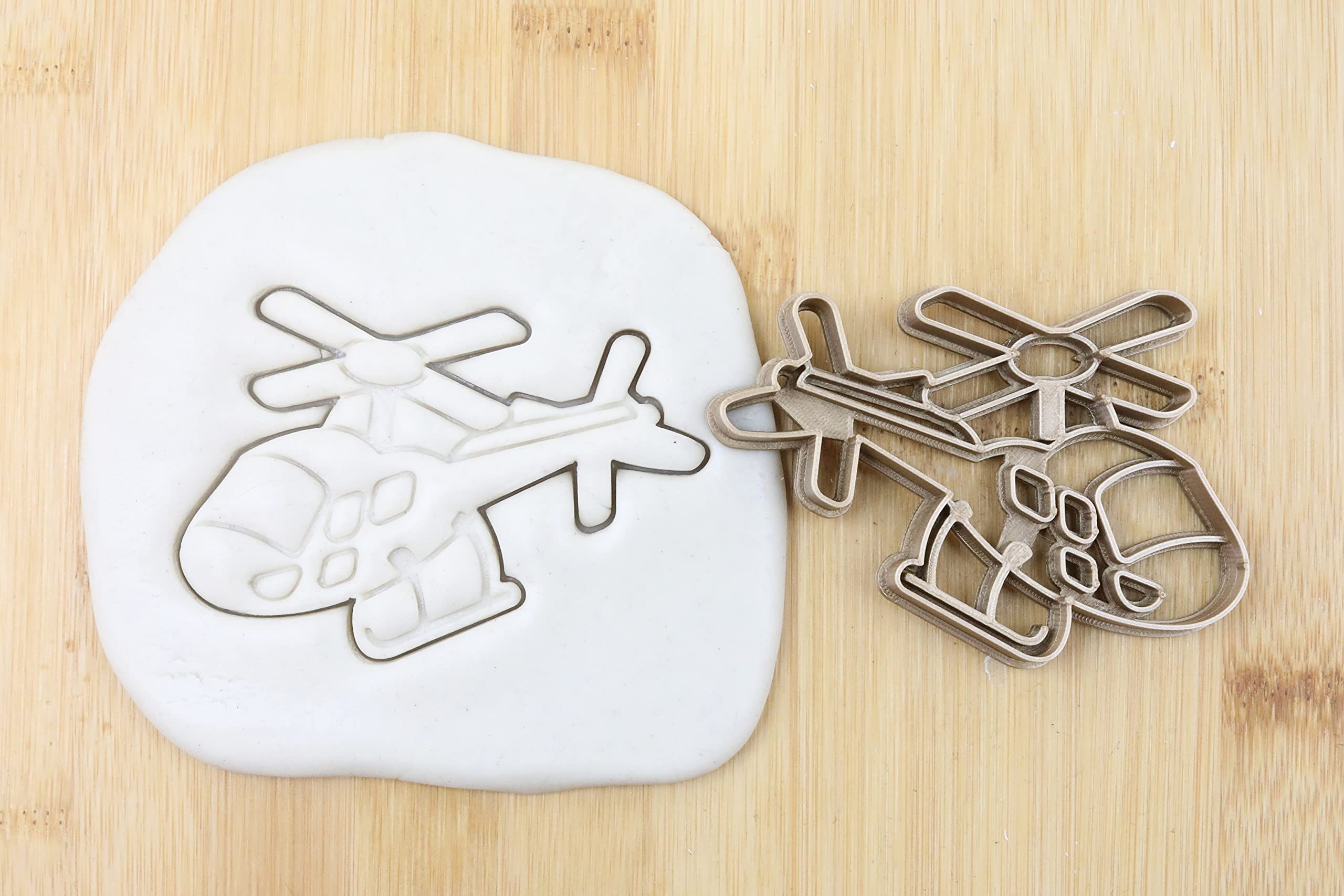 Keksausstecher Fondant-Stempel – Flugzeug-Form, Ca. 8 Cm, Aus Biologischem PLA-Kunststoff