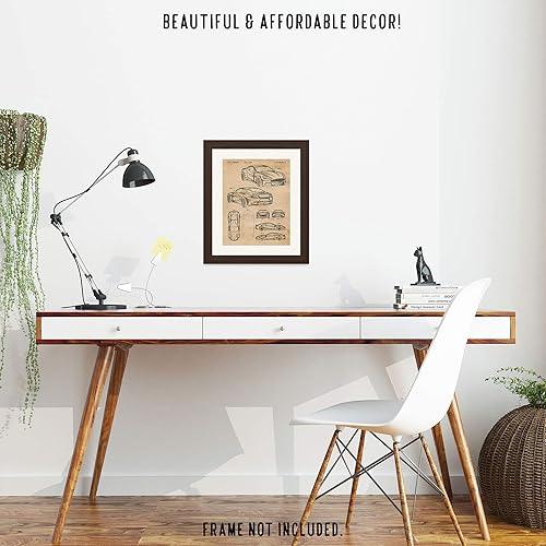 Miniatura 9 de Impresiones clásicas de patentes de auto Vanquish, 1 (11 x 14) fotos sin marco, decoración de arte de pared para el hogar, equipo de Aston Martin,