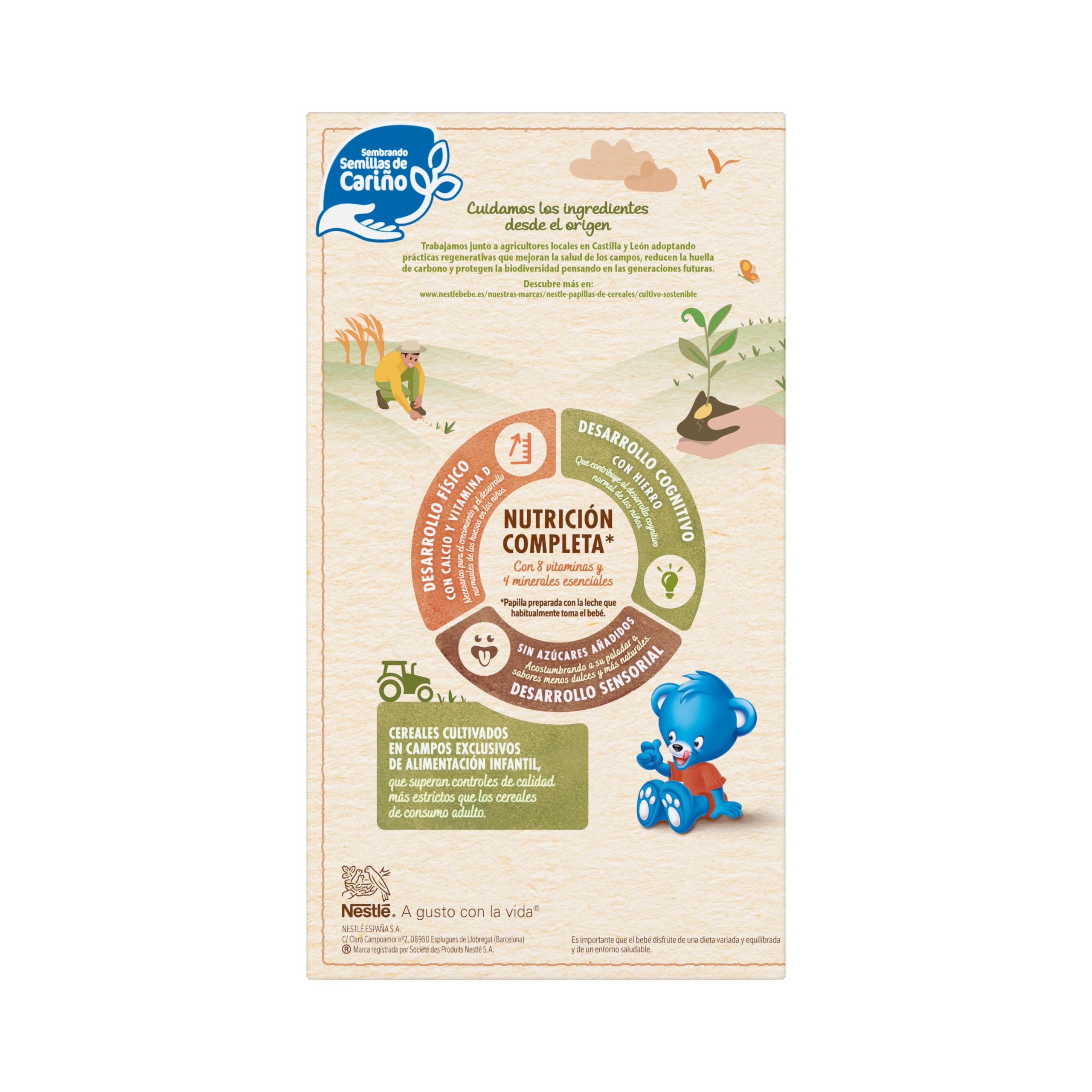 Nestle Papilla 8 céréales avec biscuit, 725 g