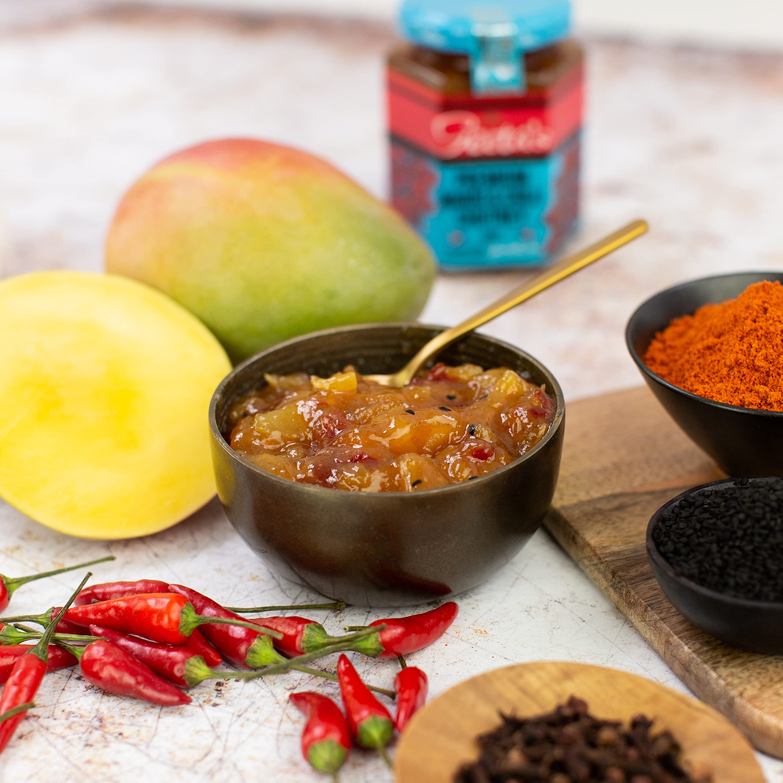 Geeta's Mangue et piment Chutney 300 g (lot de 6)