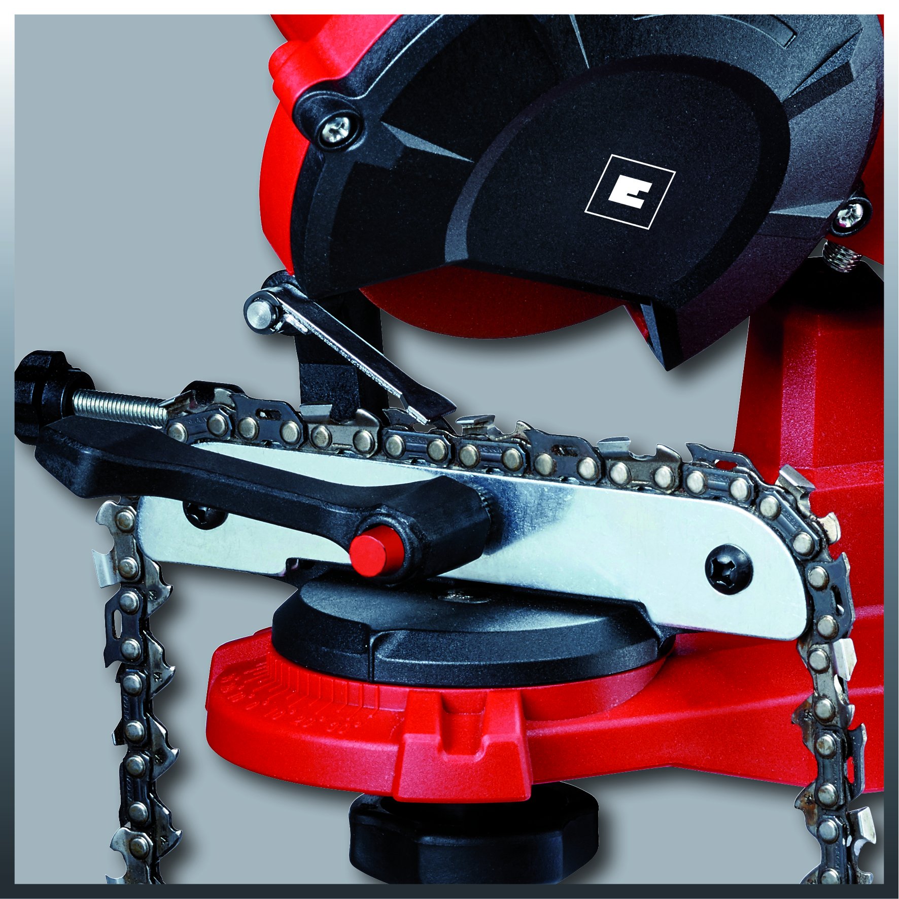 Einhell 4499920 GC-CS 85 E, Affilacatene per Motoseghe, 5500Giri/Min, 85 W, 230 V, Rosso & Mola di ricambio 4,5 mm
