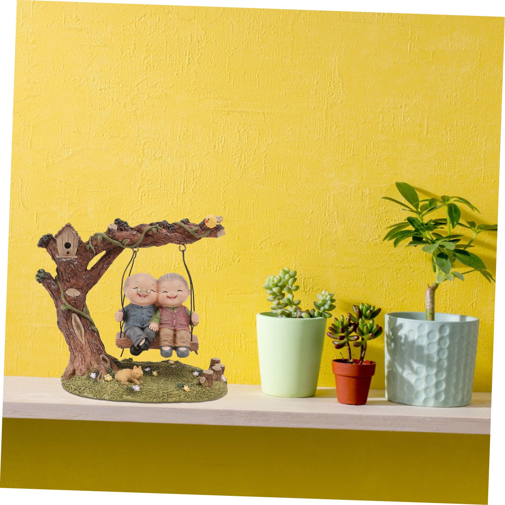 Figur Farbe Jubiläumsgeschenk als Zufällige Hochzeits mit Handgefertigtes Kunstharz Ornament Paar für Exquisiter Form Heimdekoration