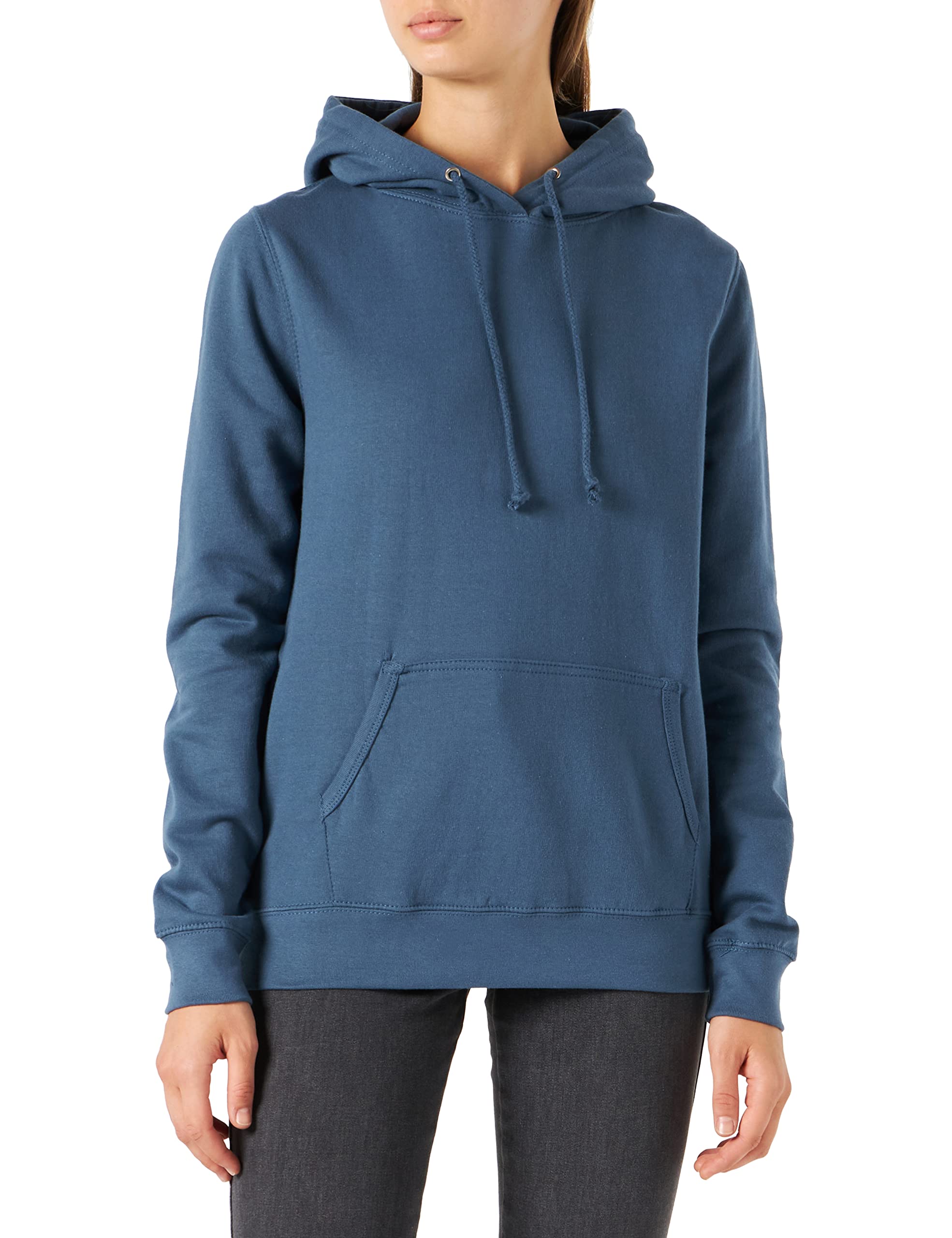 AWDis Women's Girlie College Hoodie, Blue (Air Force Blue), 16 (Manufacturer Size:X-Large)