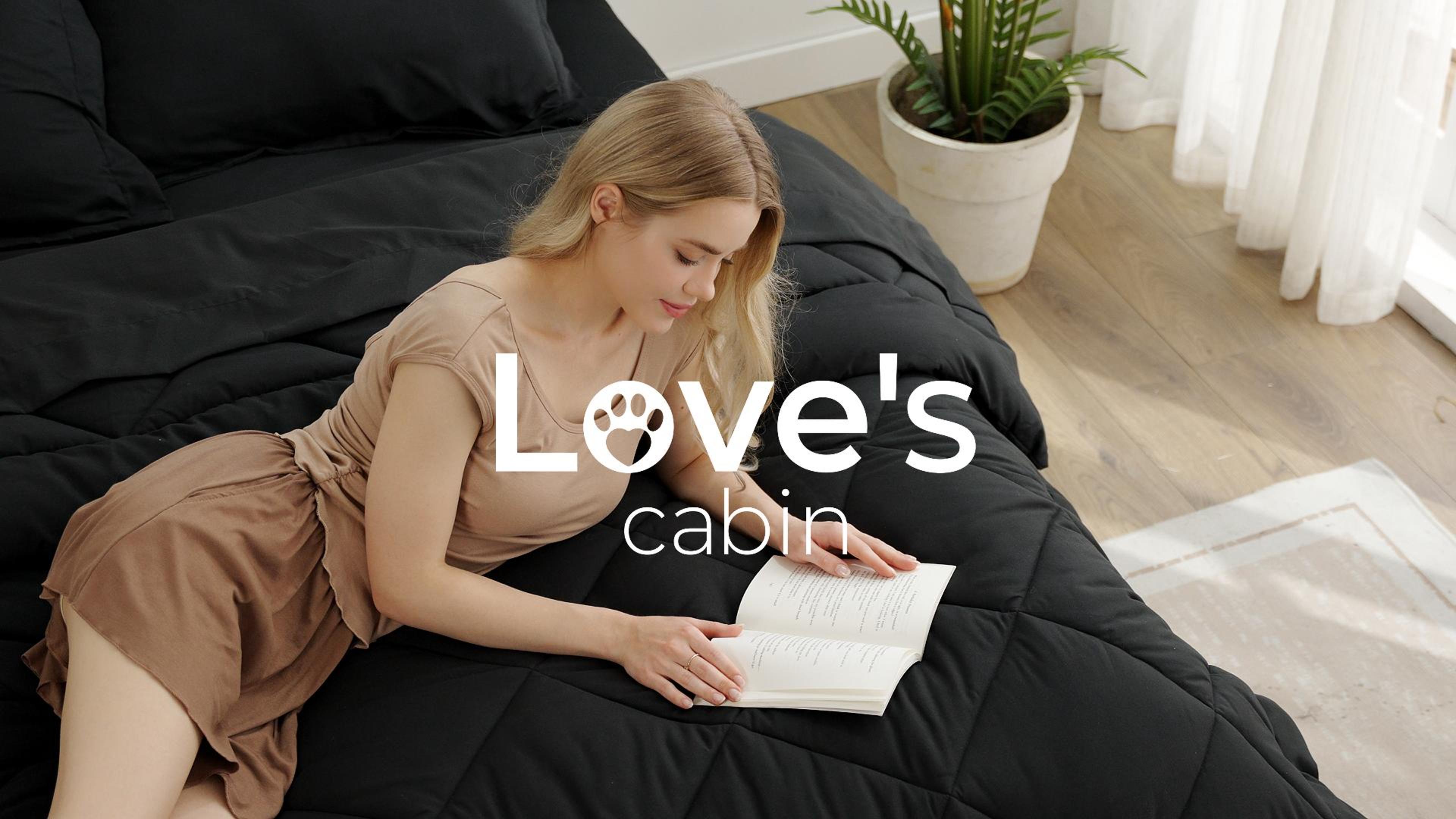 Amazon.com: Love's cabin King Size Comforter Set Terracotta, 7