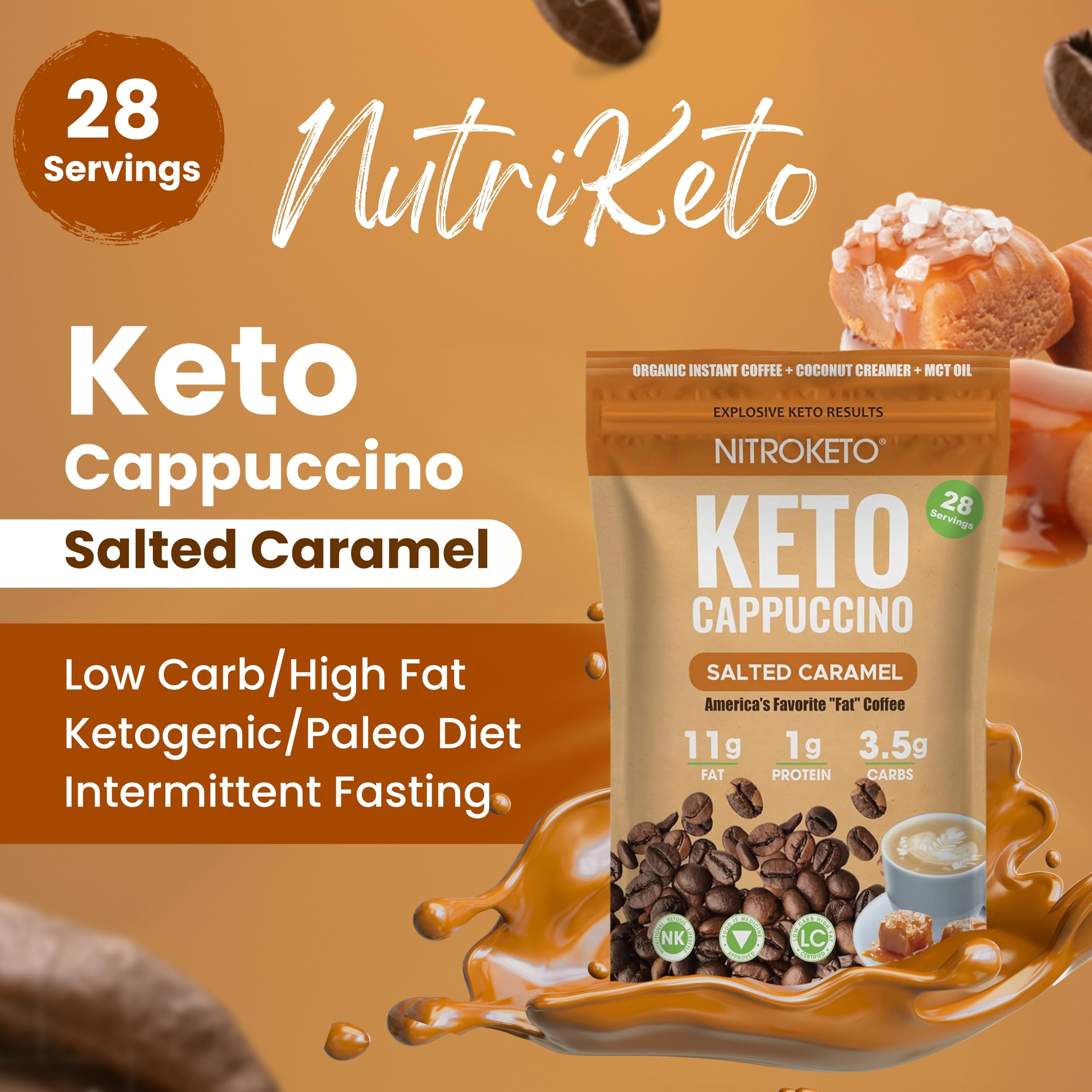 Amazon.com : Keto Cappuccino - Salted Caramel - Keto Instant