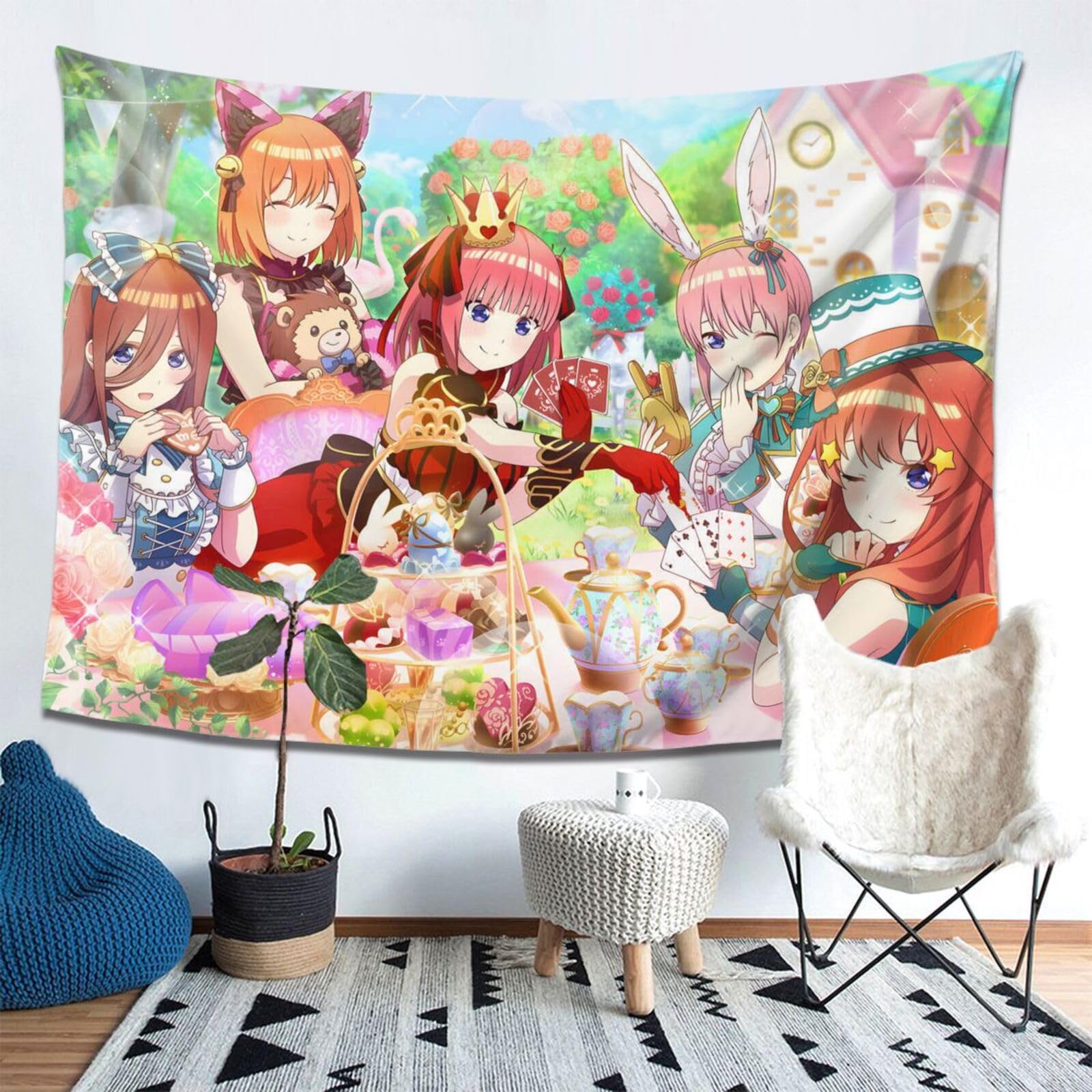 ♦♦写真等確認用♦♦五等分の花嫁 壁掛け 布ポスター ♢♢写真等確認用♢♢五等分の花嫁 壁掛け 布ポスター