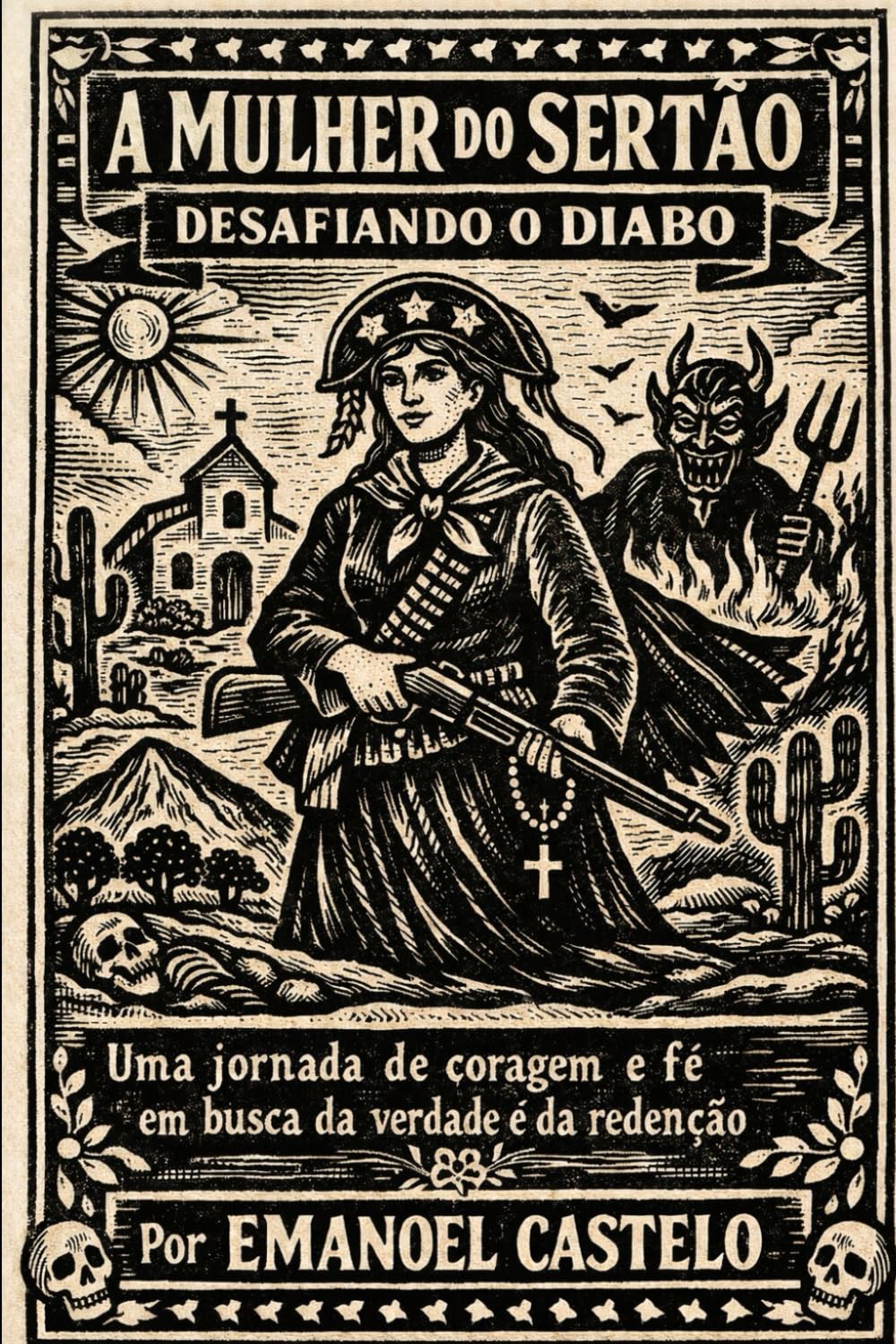 A Mulher do Sertão - Desafiando o Diabo: Uma jornada de coragem e fé em busca da verdade e da redenção