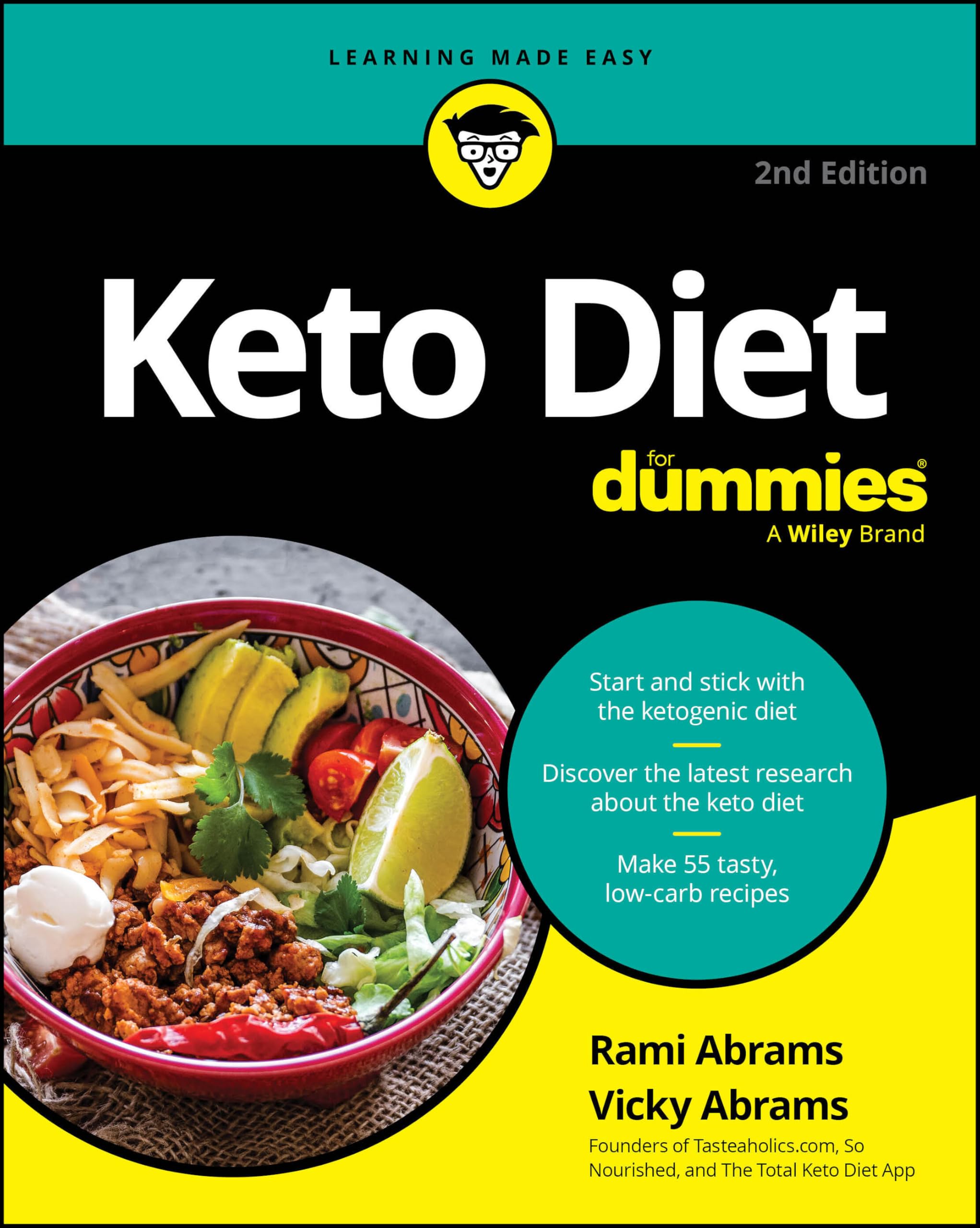 Keto Diet For Dummies 2nd Edition by Abrams PAPERBACK 9781394366453