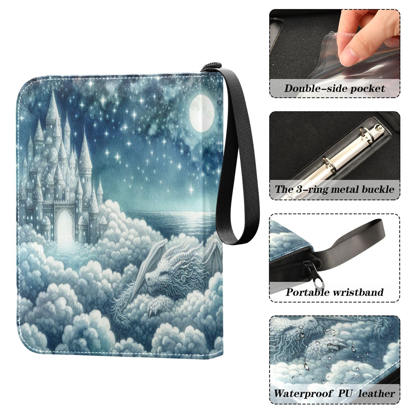 cloud card binder the 4 Pocket Toploader Binder 