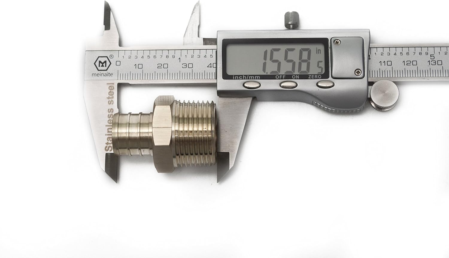 LTWFITTING 3/4-Inch PEX x 3/4-Inch Male NPT Adapter, Brass Crimp PEX Fitting(Pack of 5)