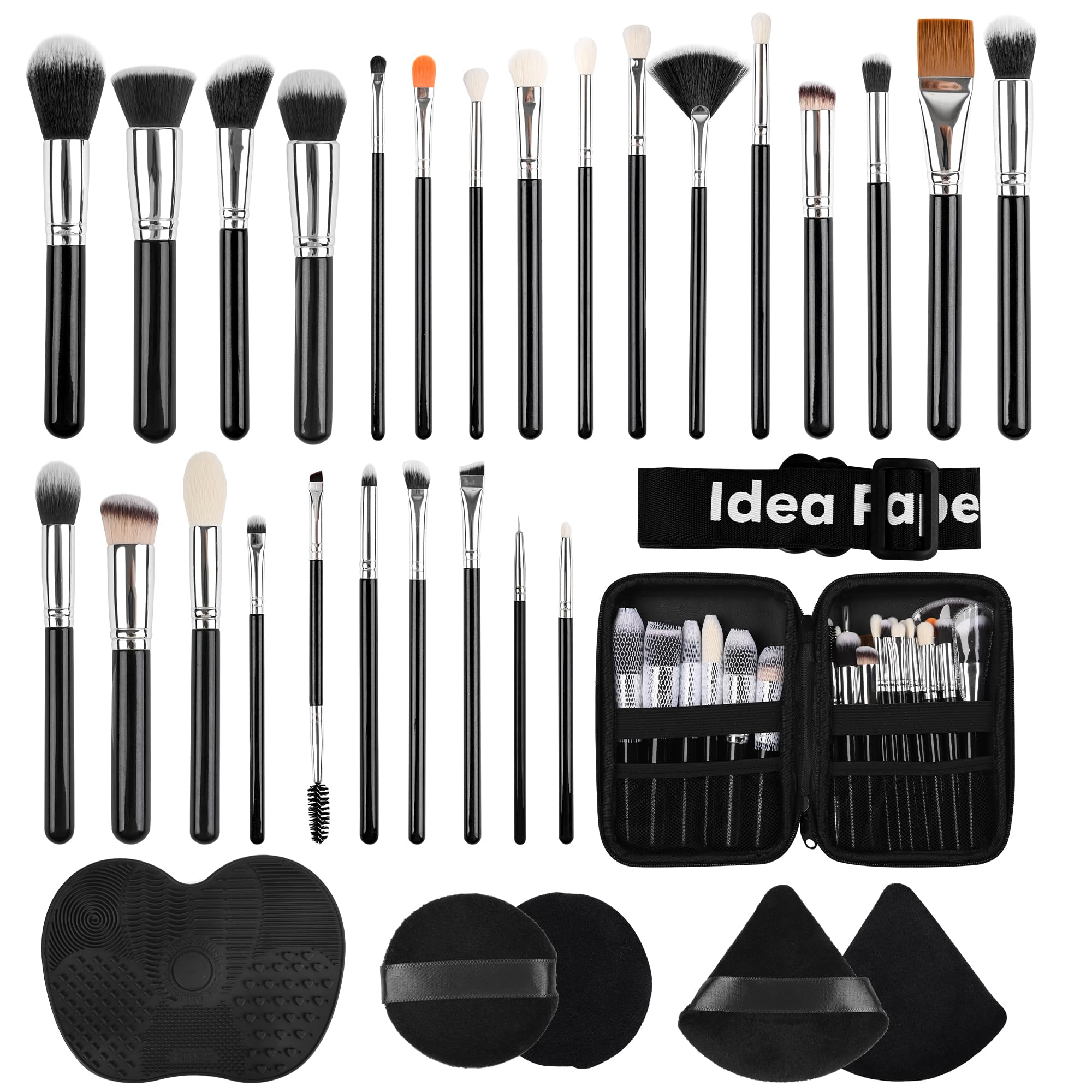 Kit de maquillaje, juego de herramientas de maquillaje multifuncional con brochas de maquillaje, brochas de maquillaje, juego de brochas de maquillaje, satisface las necesidades de maquillaje de todas