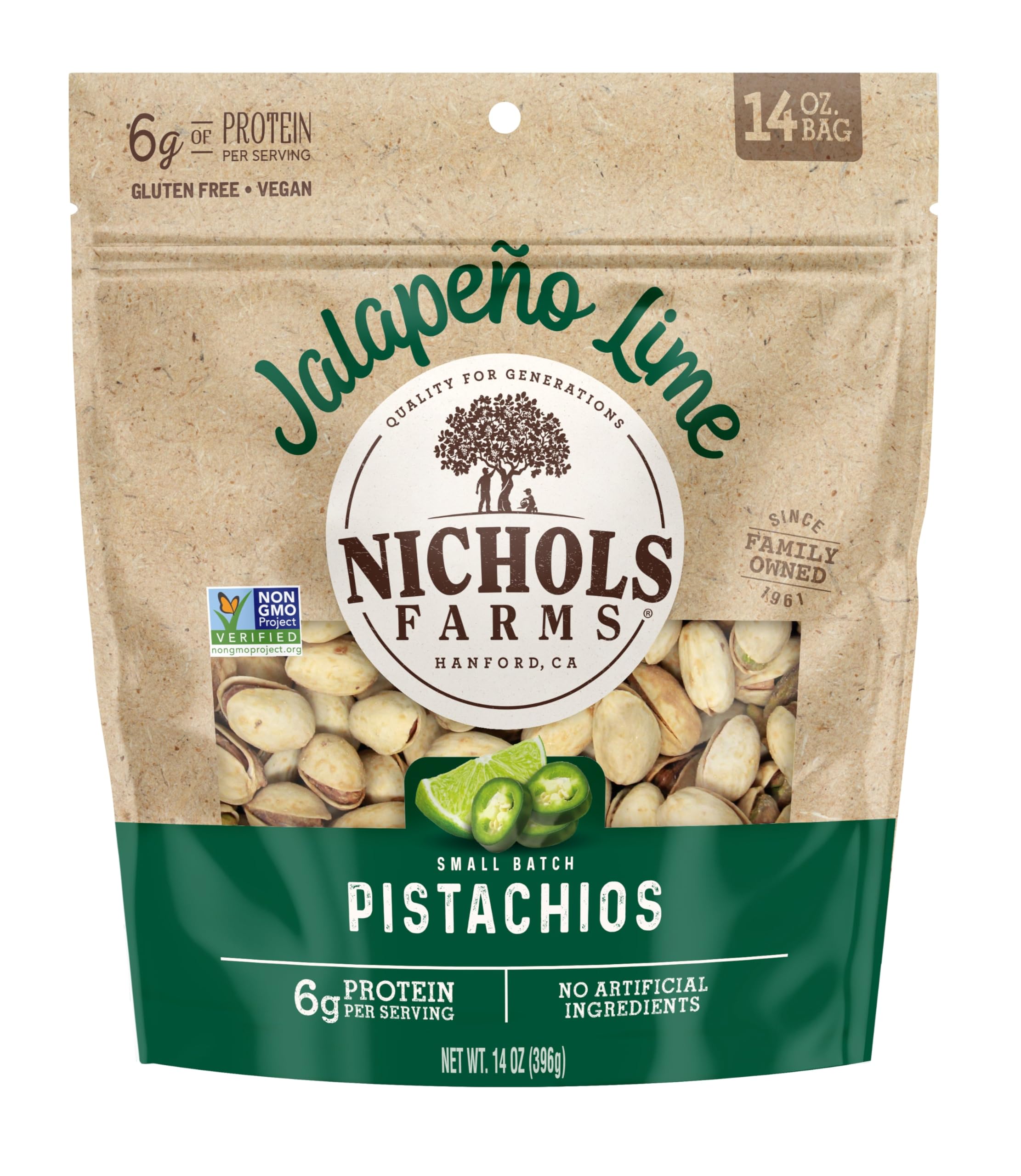 Amazon.com : Nichols Farms InShell California Pistachios, Healthy