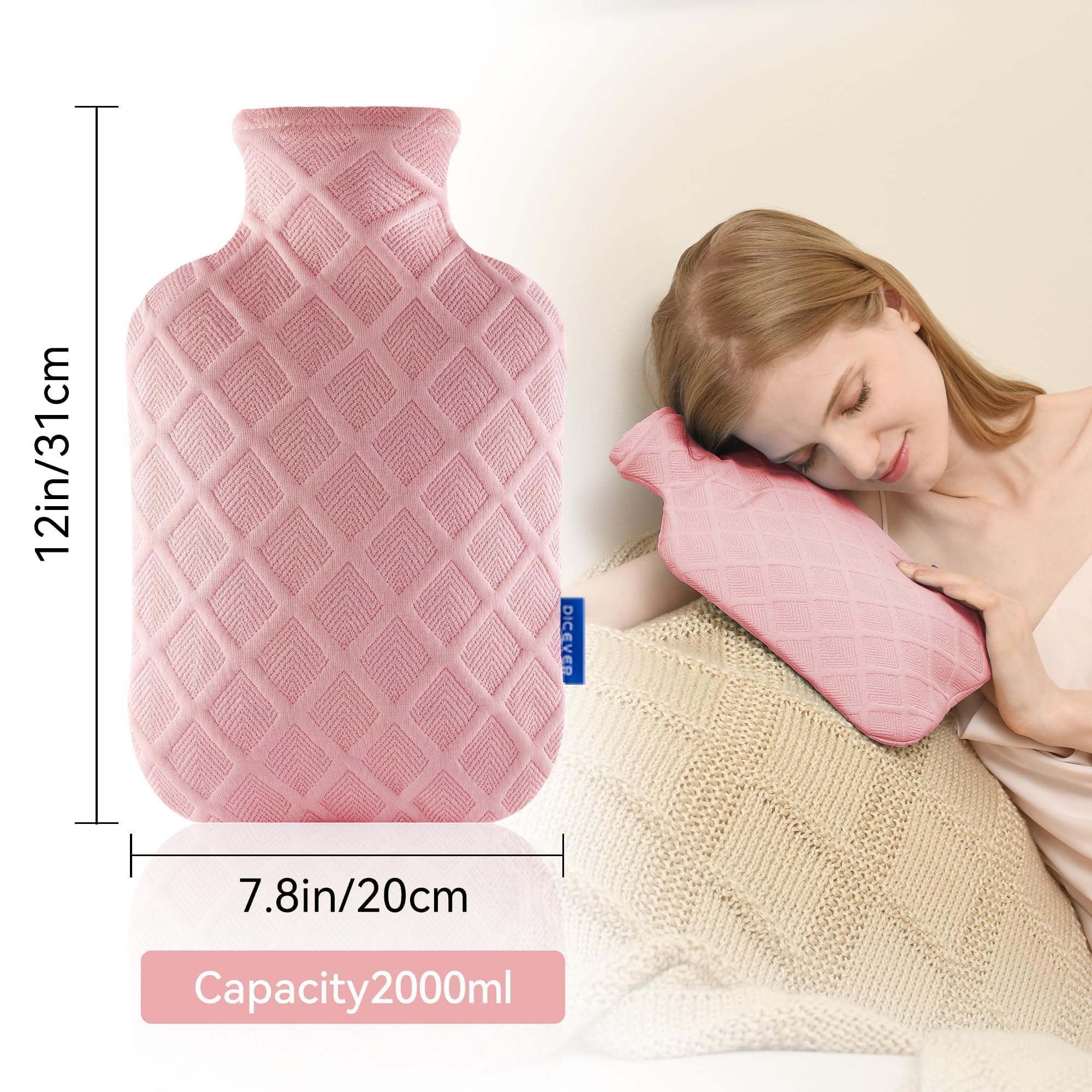 Hot & Cold Therapy Hot Water Bottle - Pain Relief -4