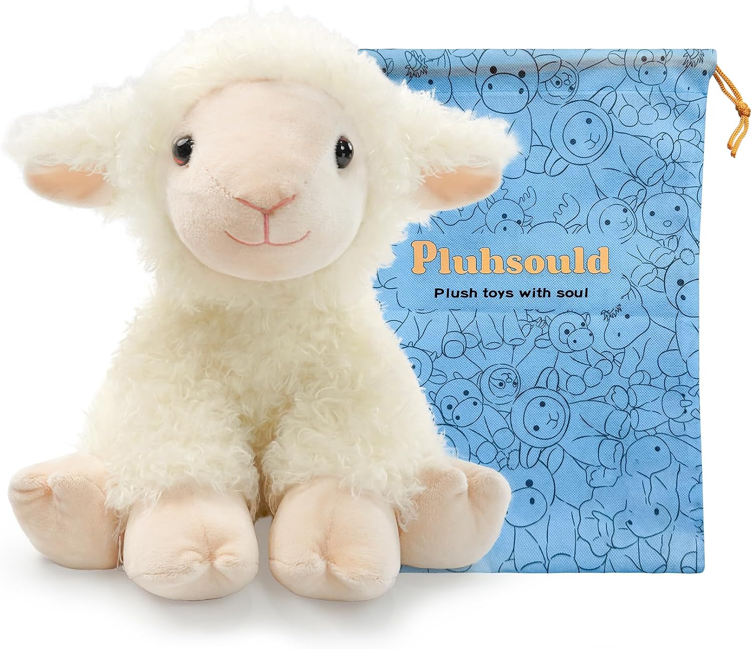 Sheep Weighted Stuffed Animal 8.5In Microwavable Soft Plush Lavender
