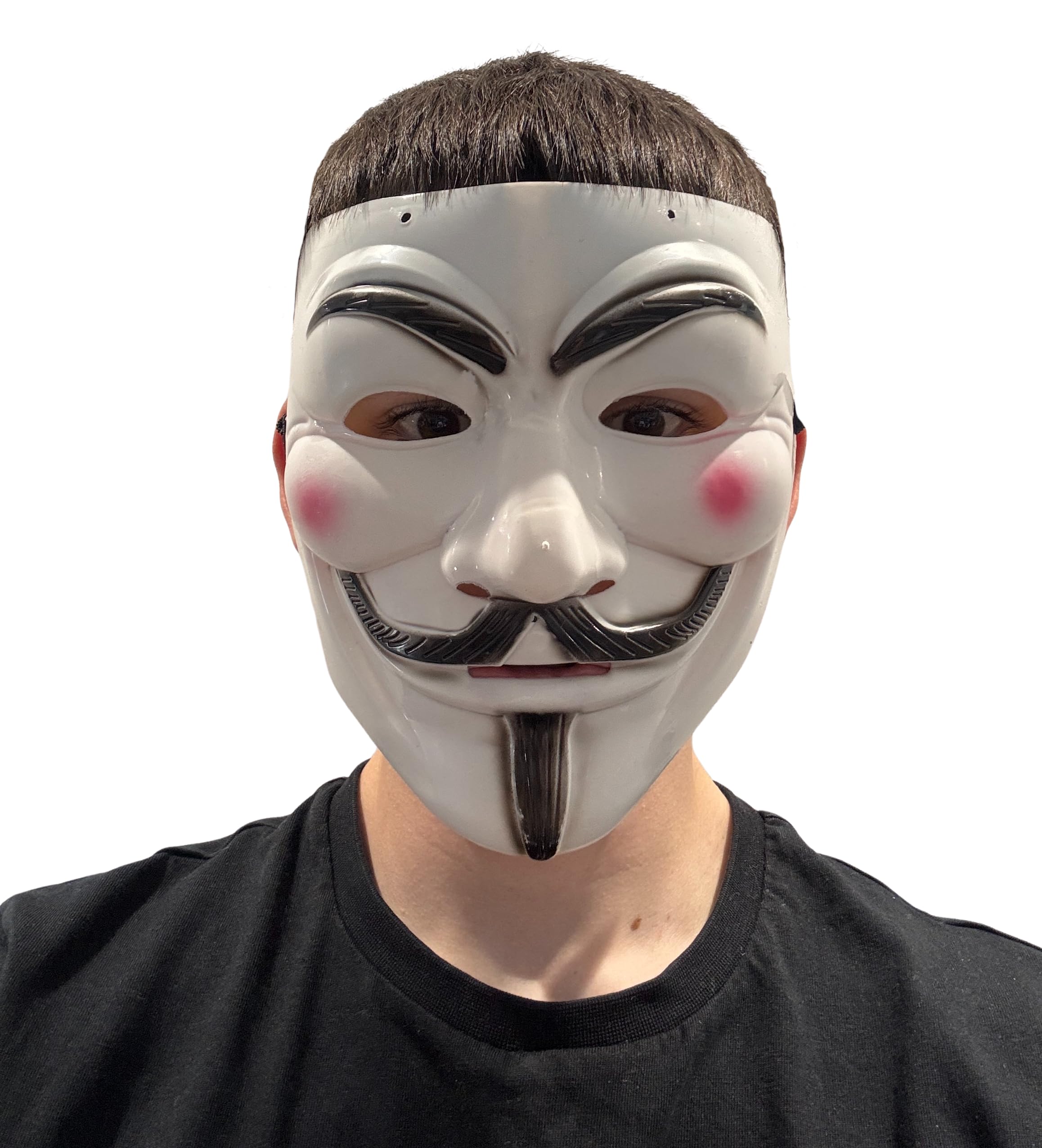 SwiftPick Home Anonymous Mask, V for Vendetta Face Mask Guy Fawkes, Horror, Adult Halloween Mask, Costume Party Cosplay - Image 3