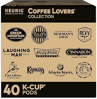 Keurig Coffee Lovers' Collection Sampler Pack, Single-Serve K-Cup Pods, Compatible with all Keurig 1.0/Classic, 2.0 and K-Café Coffee Makers, Variety Pack, 40 Count
