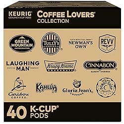 Keurig Coffee Lovers' Collection Sampler Pack, Single-Serve K-Cup Pods, Compatible with all Keurig 1.0/Classic, 2.0 and K-CafƩ Coffee Makers, Variety Pack, 40 Count
