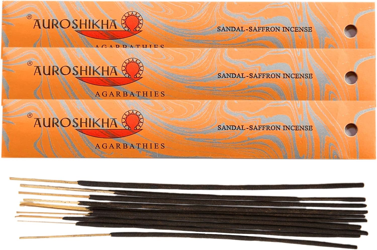 Sandal-Saffron Incense Sticks (10 Pack)