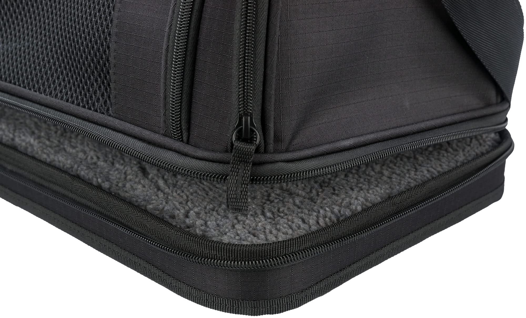 TRIXIE Airline Bag Gate, Avión Bolsa de Viaje para Perros, 28 × 25 × 45 cm, Negro - 28906